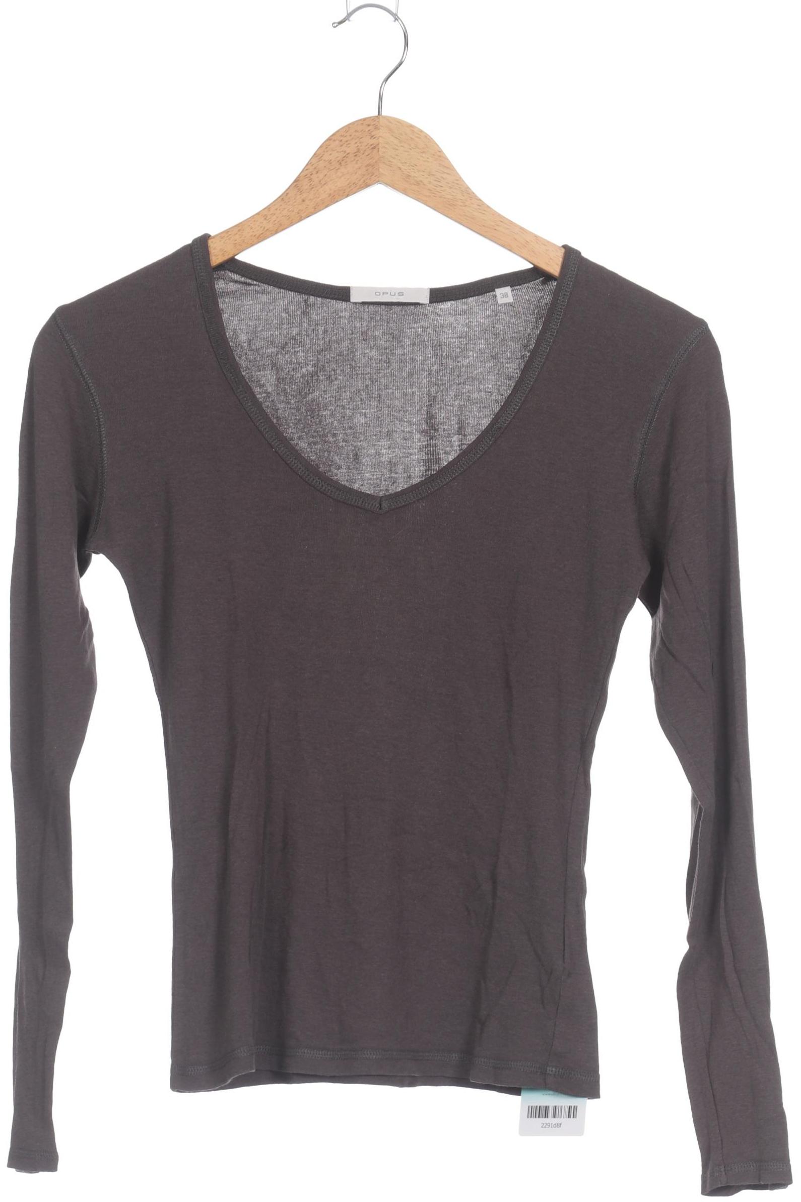

Opus Damen Langarmshirt, grau, Gr. 38