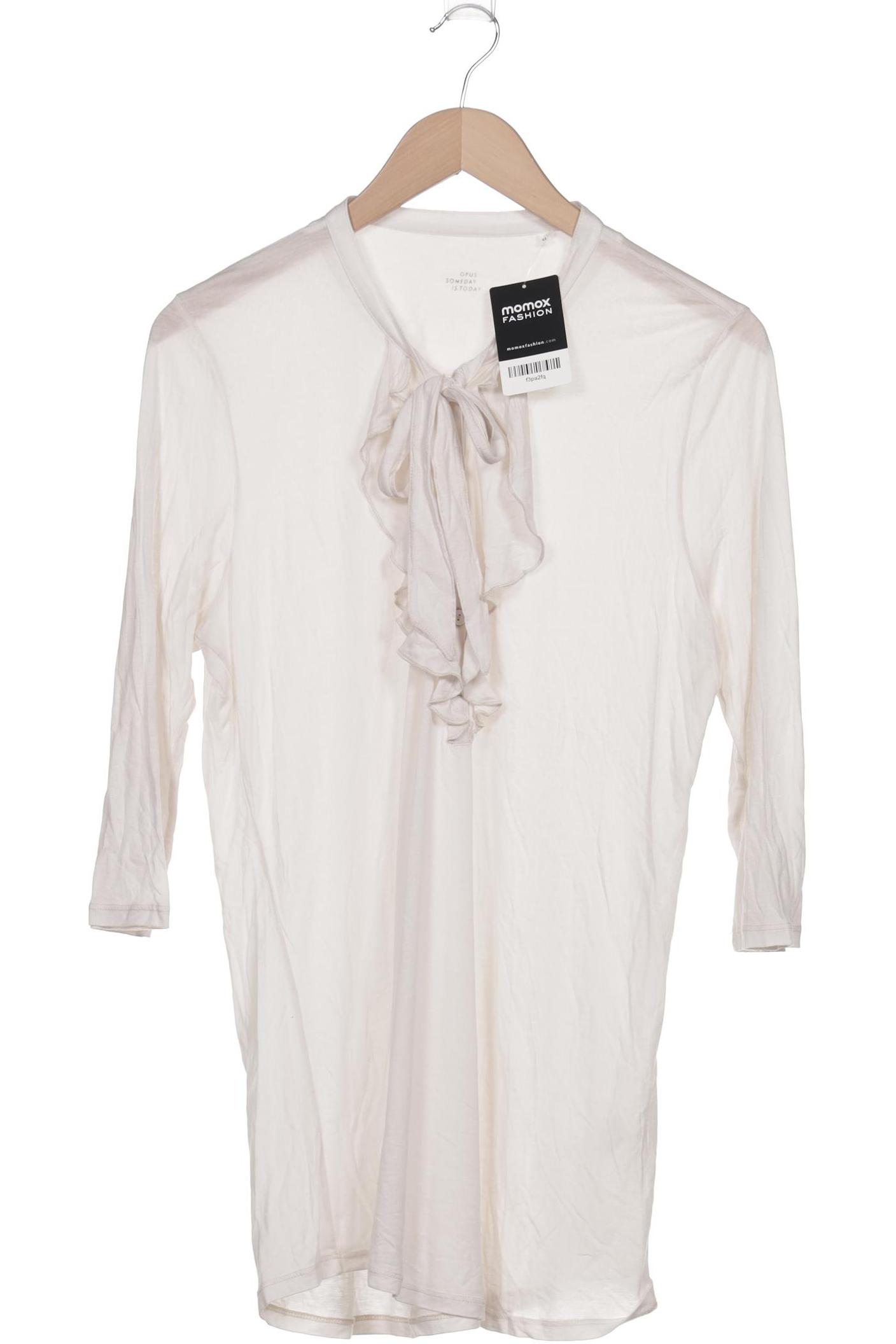 

Opus Damen Langarmshirt, weiß, Gr. 44