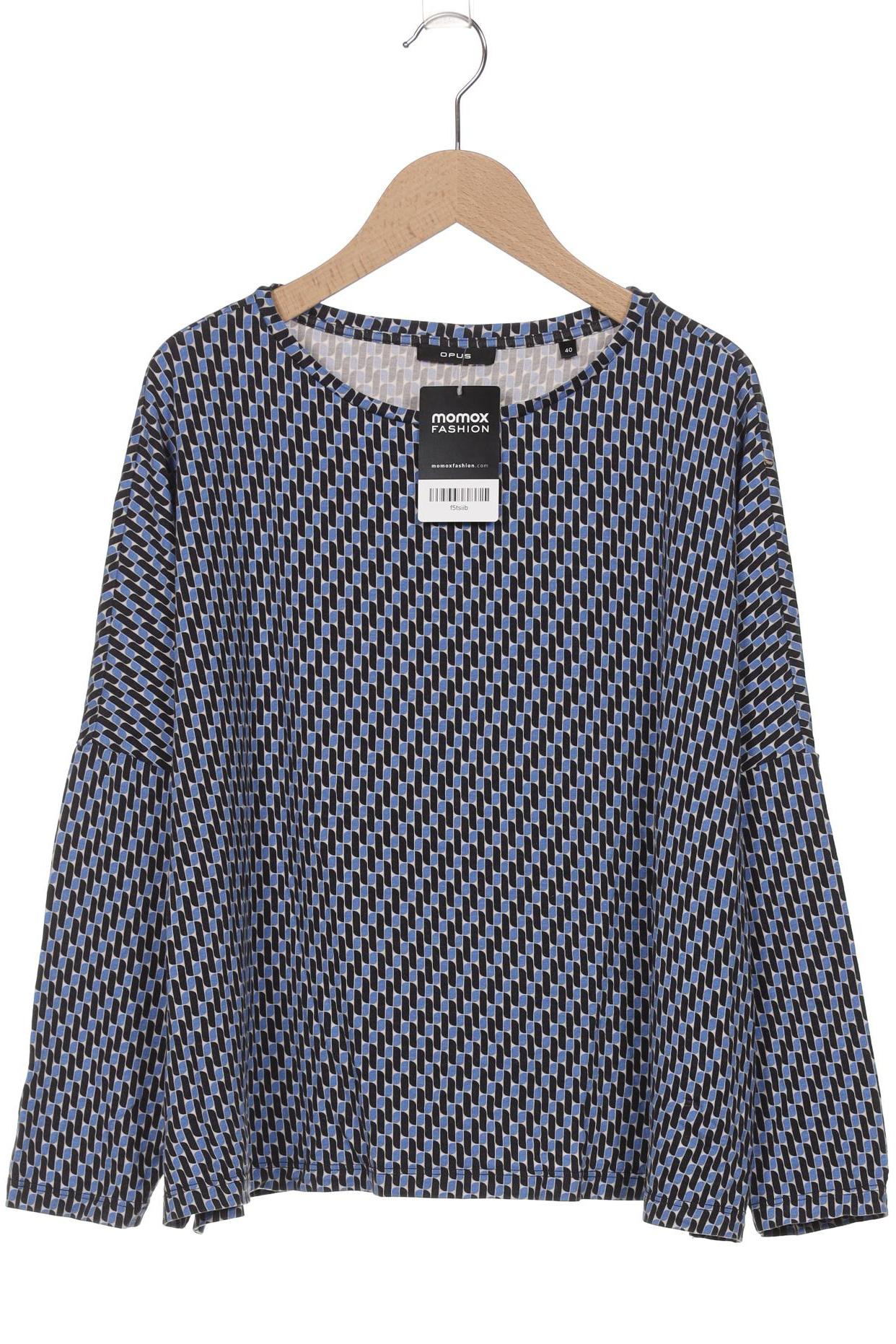 

Opus Damen Langarmshirt, blau, Gr. 40