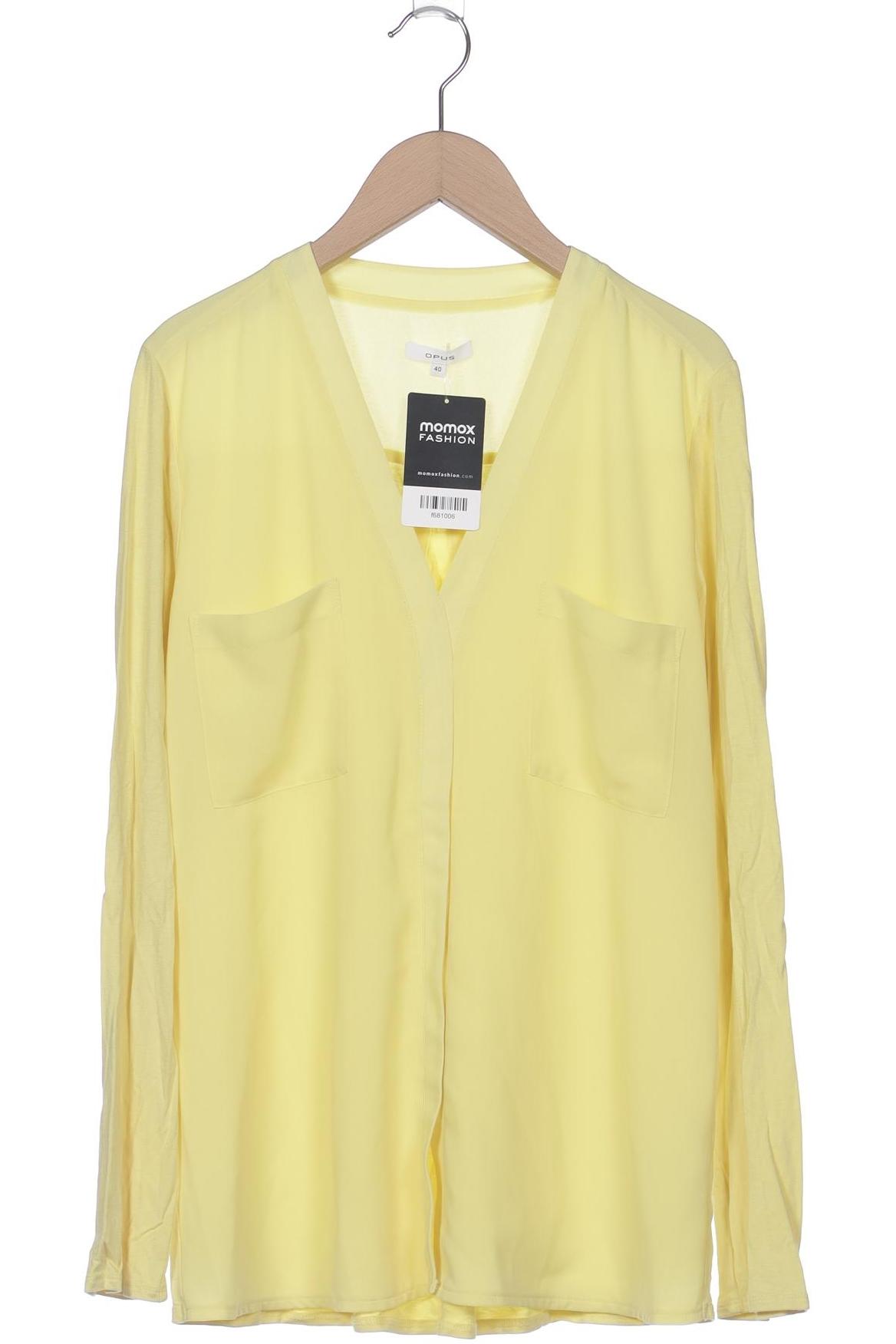 

Opus Damen Langarmshirt, gelb, Gr. 40