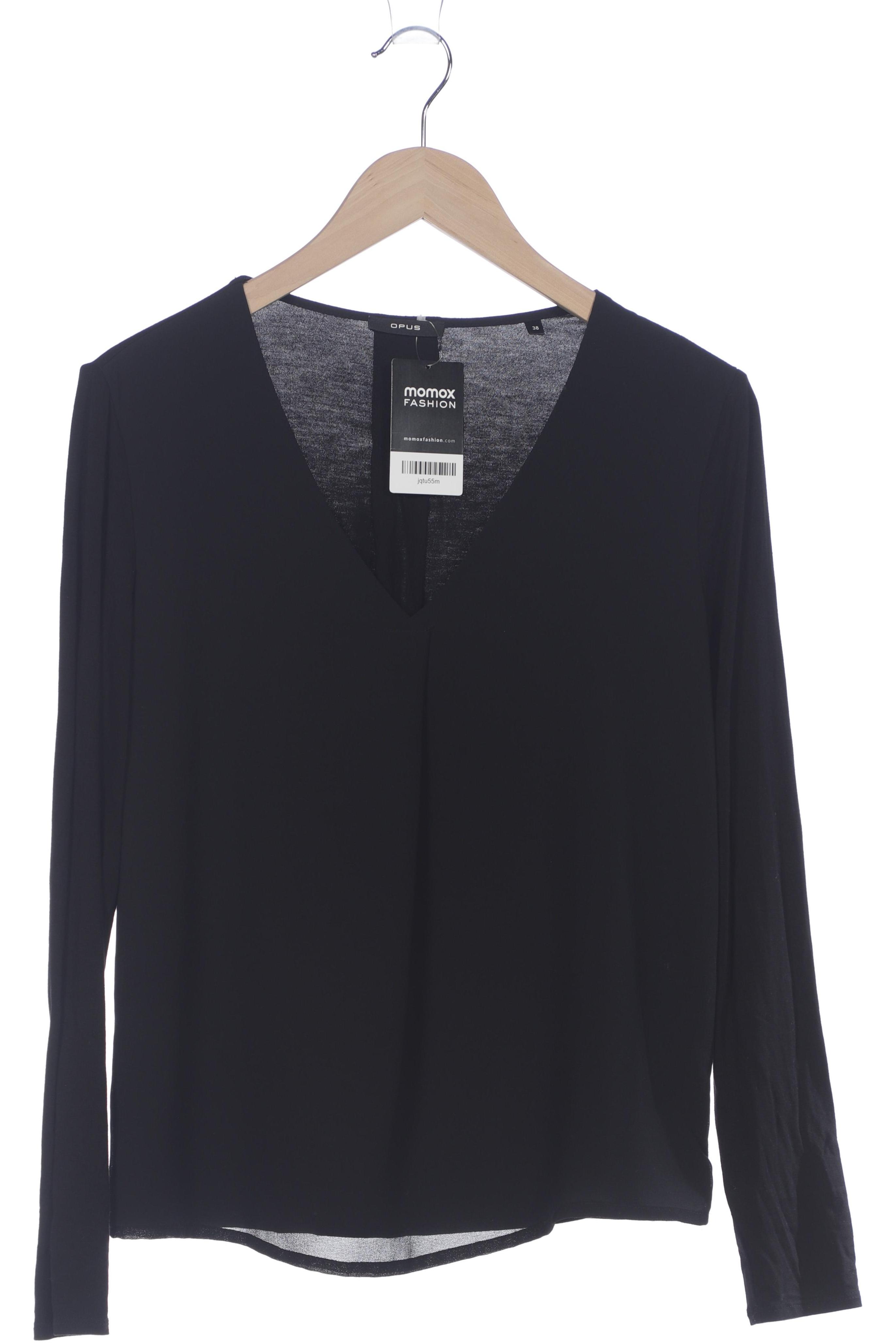 

Opus Damen Langarmshirt, schwarz, Gr. 38