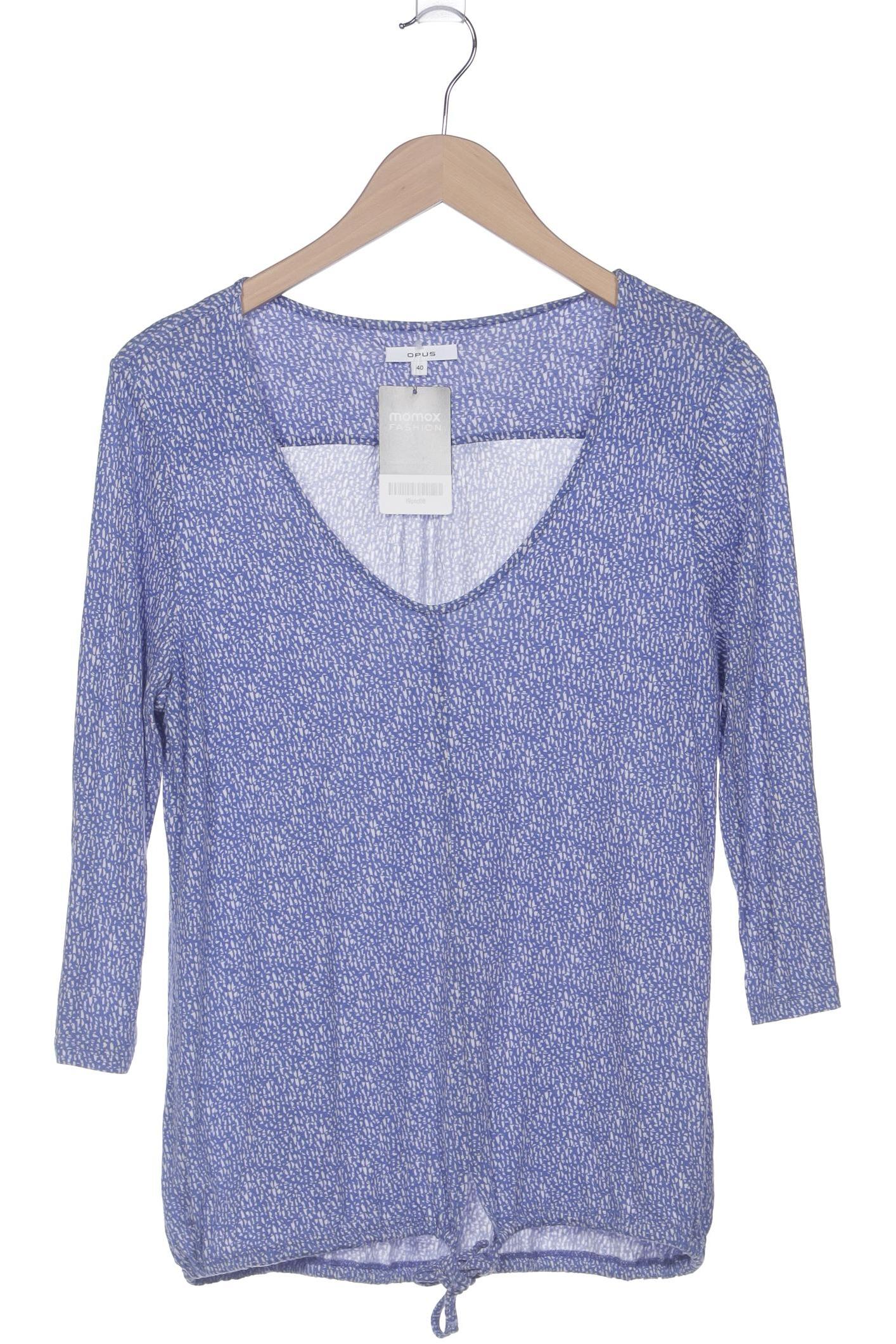 

Opus Damen Langarmshirt, blau, Gr. 40