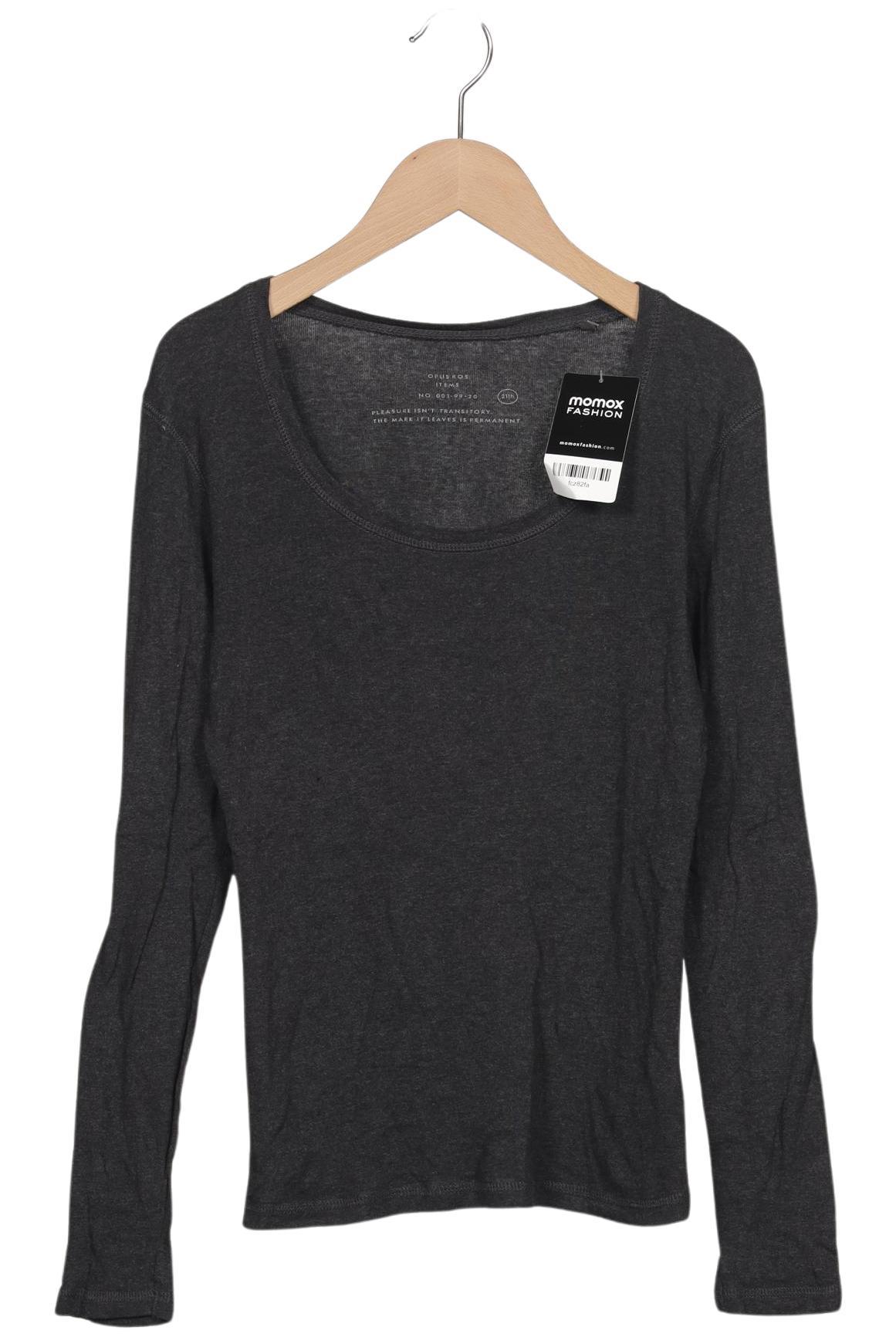 

Opus Damen Langarmshirt, grau, Gr. 38