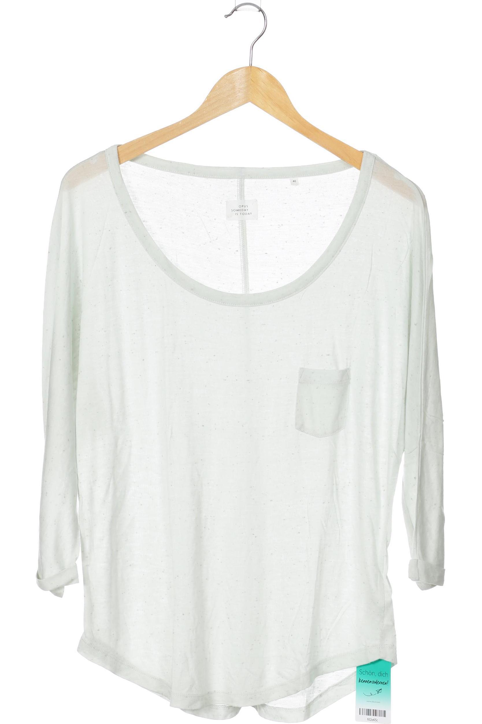 

Opus Damen Langarmshirt, grün, Gr. 40