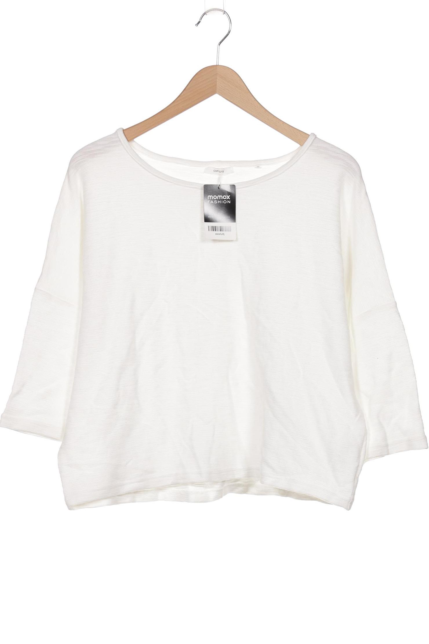 

Opus Damen Langarmshirt, weiß, Gr. 40