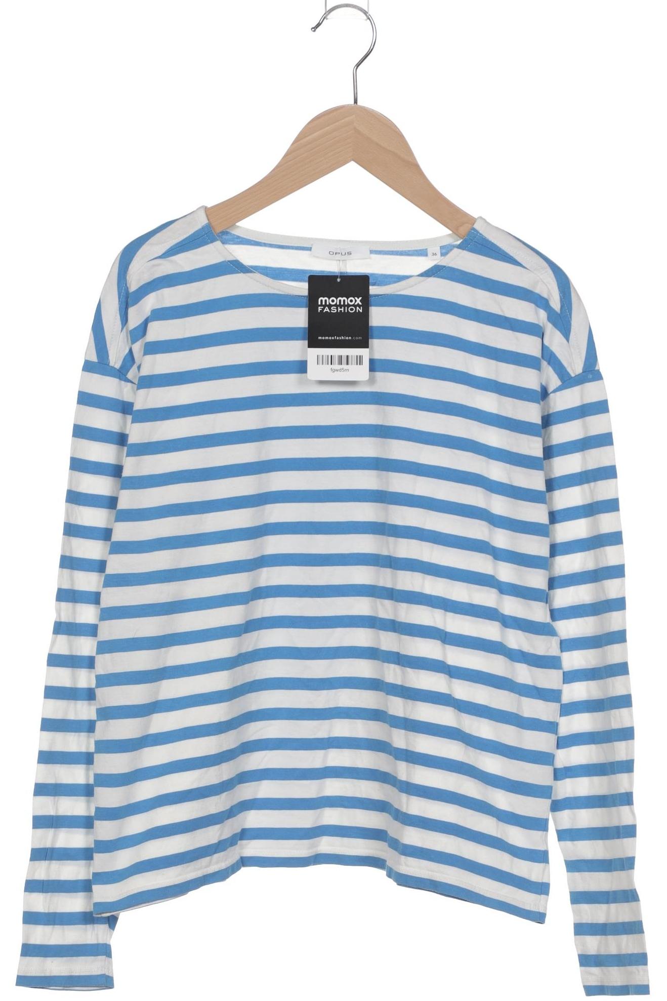 

Opus Damen Langarmshirt, blau, Gr. 36