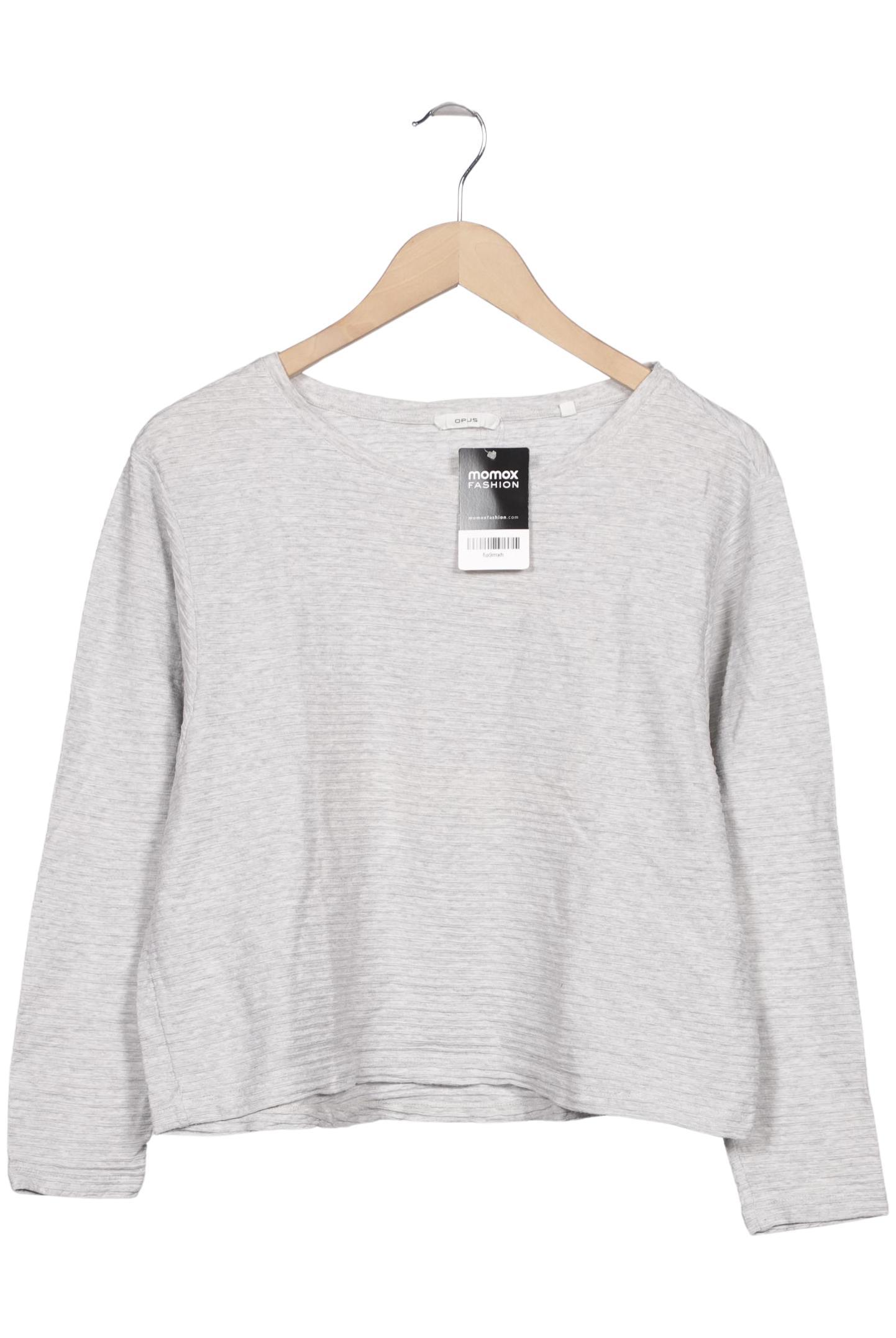

Opus Damen Langarmshirt, grau, Gr. 38