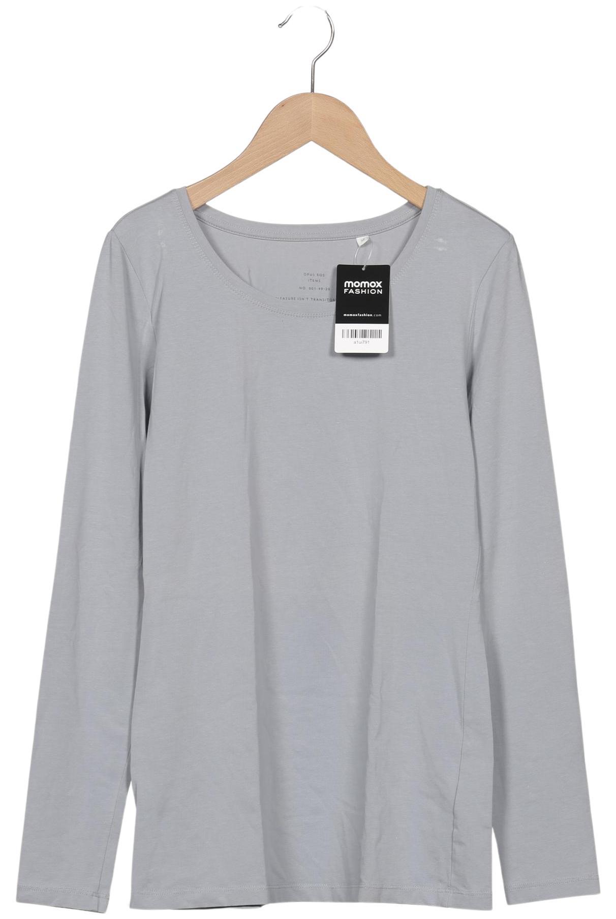 

Opus Damen Langarmshirt, grau, Gr. 38