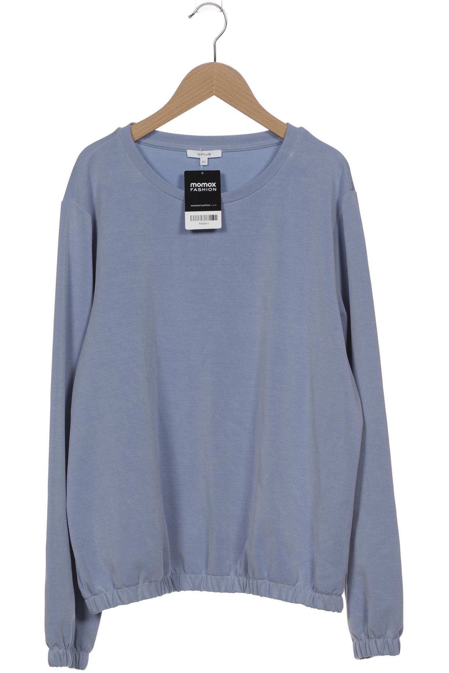 

Opus Damen Langarmshirt, blau, Gr. 42