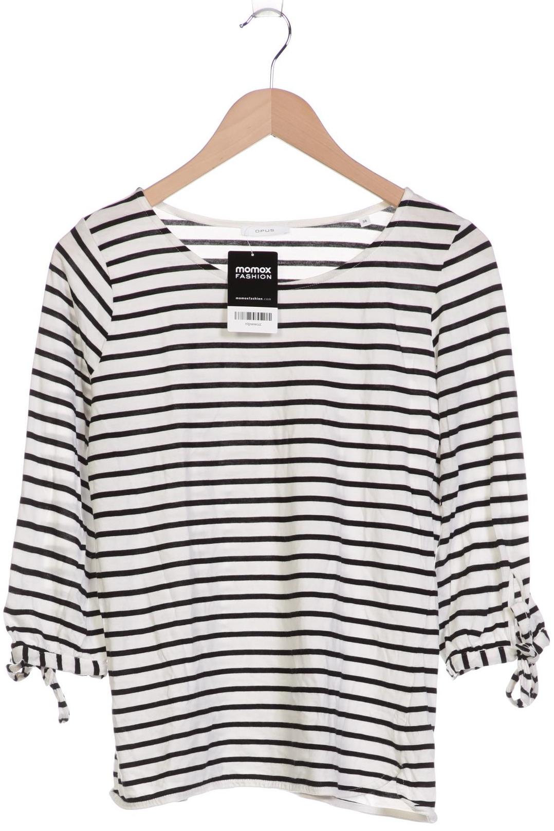 

Opus Damen Langarmshirt, weiß, Gr. 38