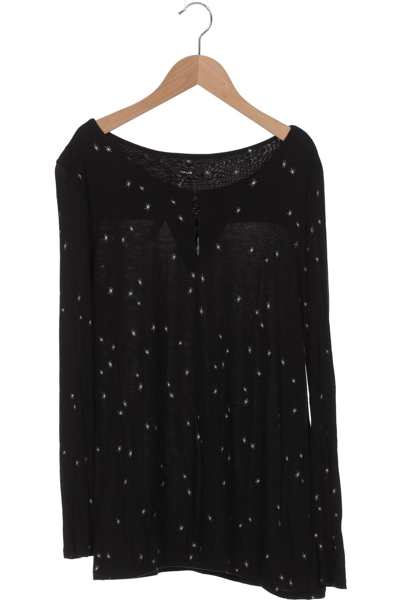 

Opus Damen Langarmshirt, schwarz, Gr. 42
