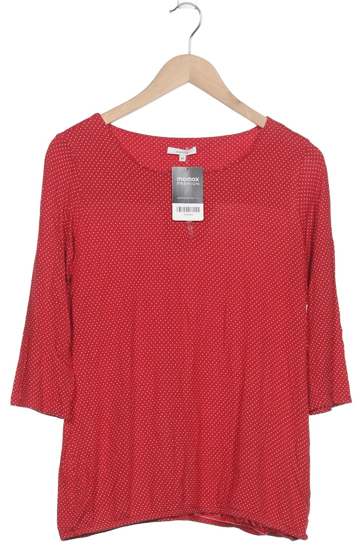 

Opus Damen Langarmshirt, rot, Gr. 40