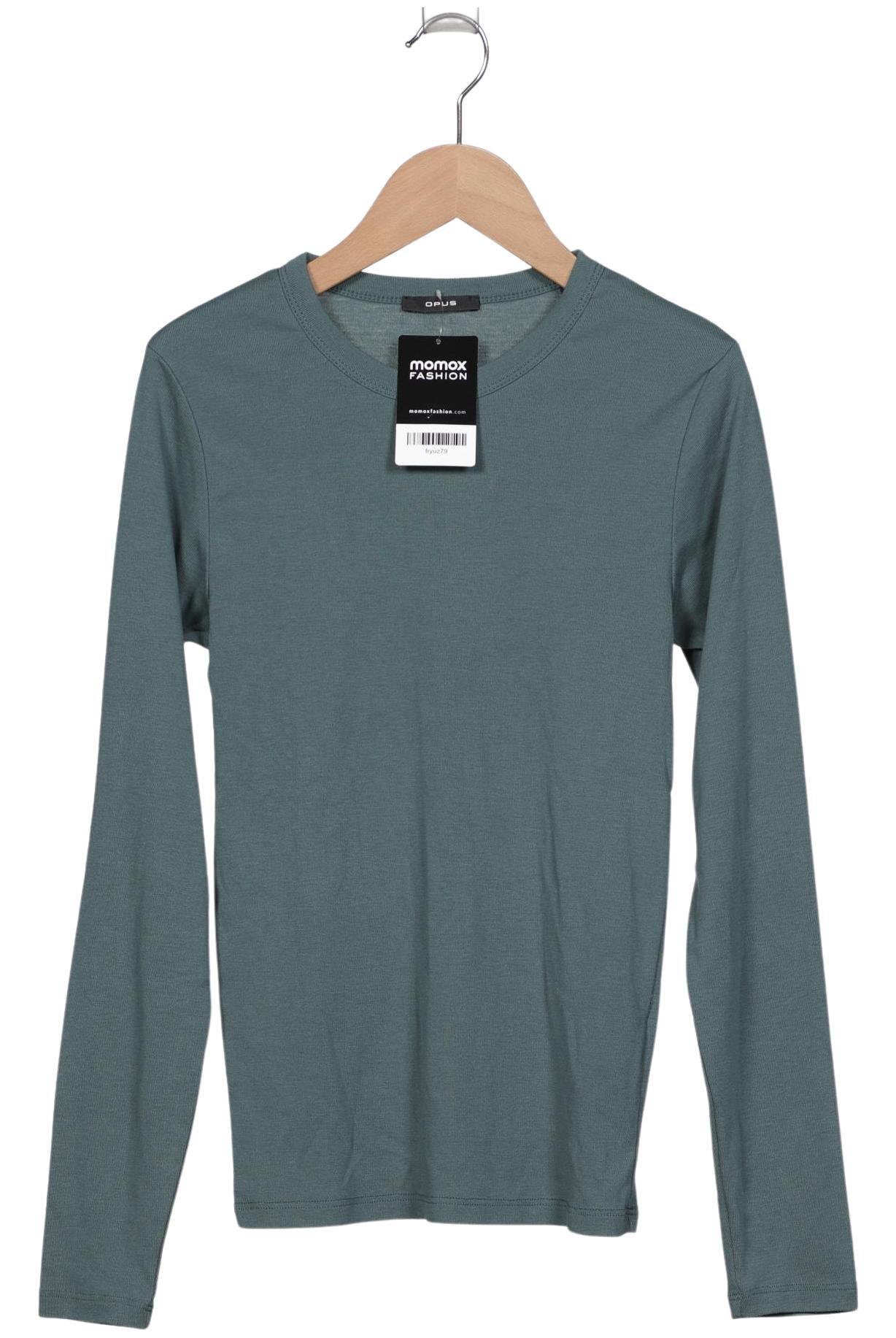 

Opus Damen Langarmshirt, türkis, Gr. 36