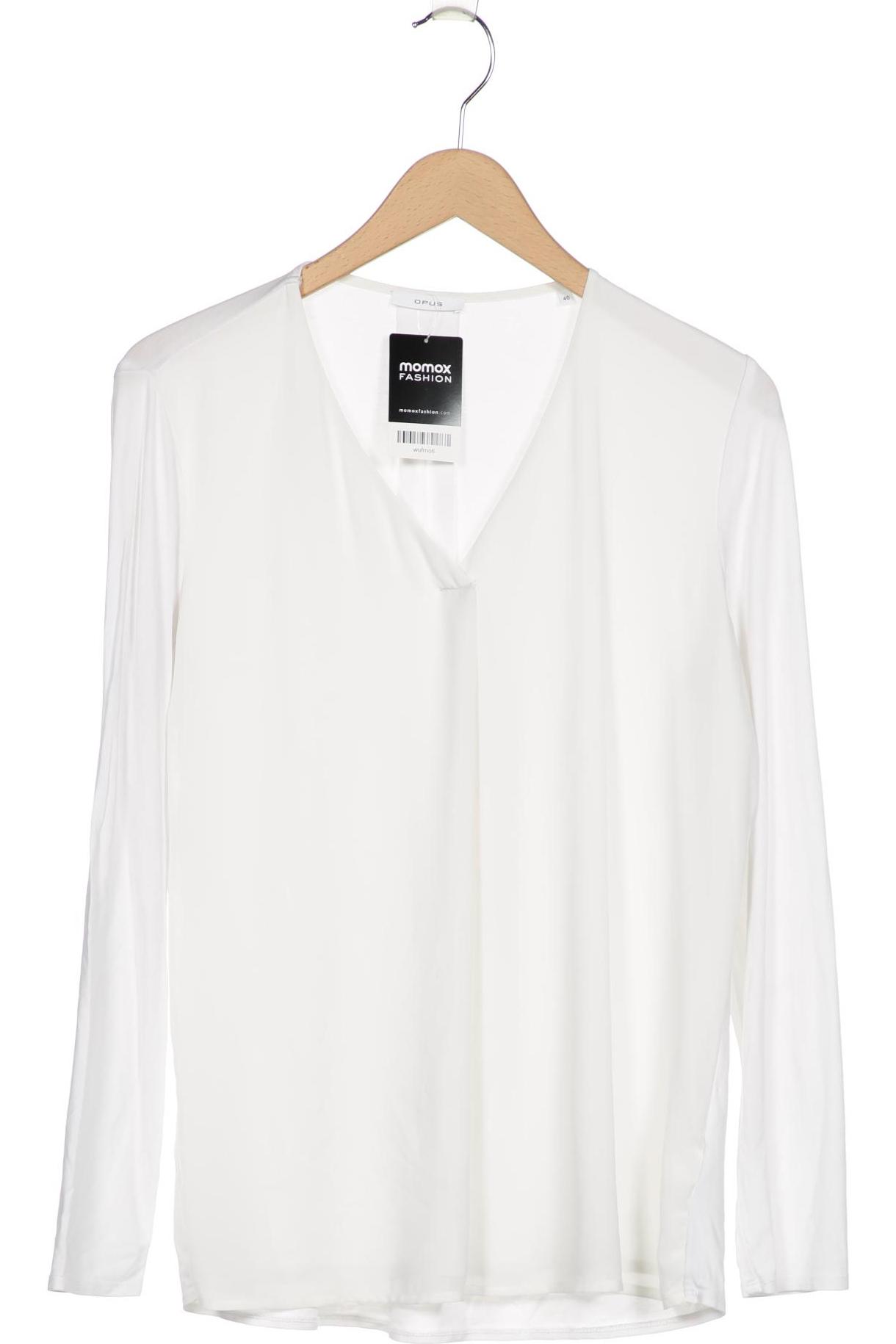 

Opus Damen Langarmshirt, weiß