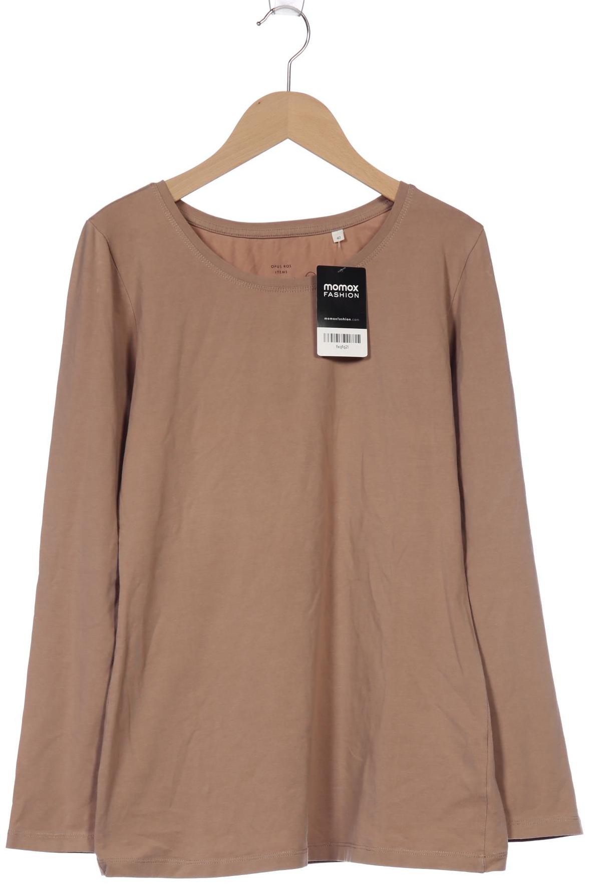 

Opus Damen Langarmshirt, braun, Gr. 40
