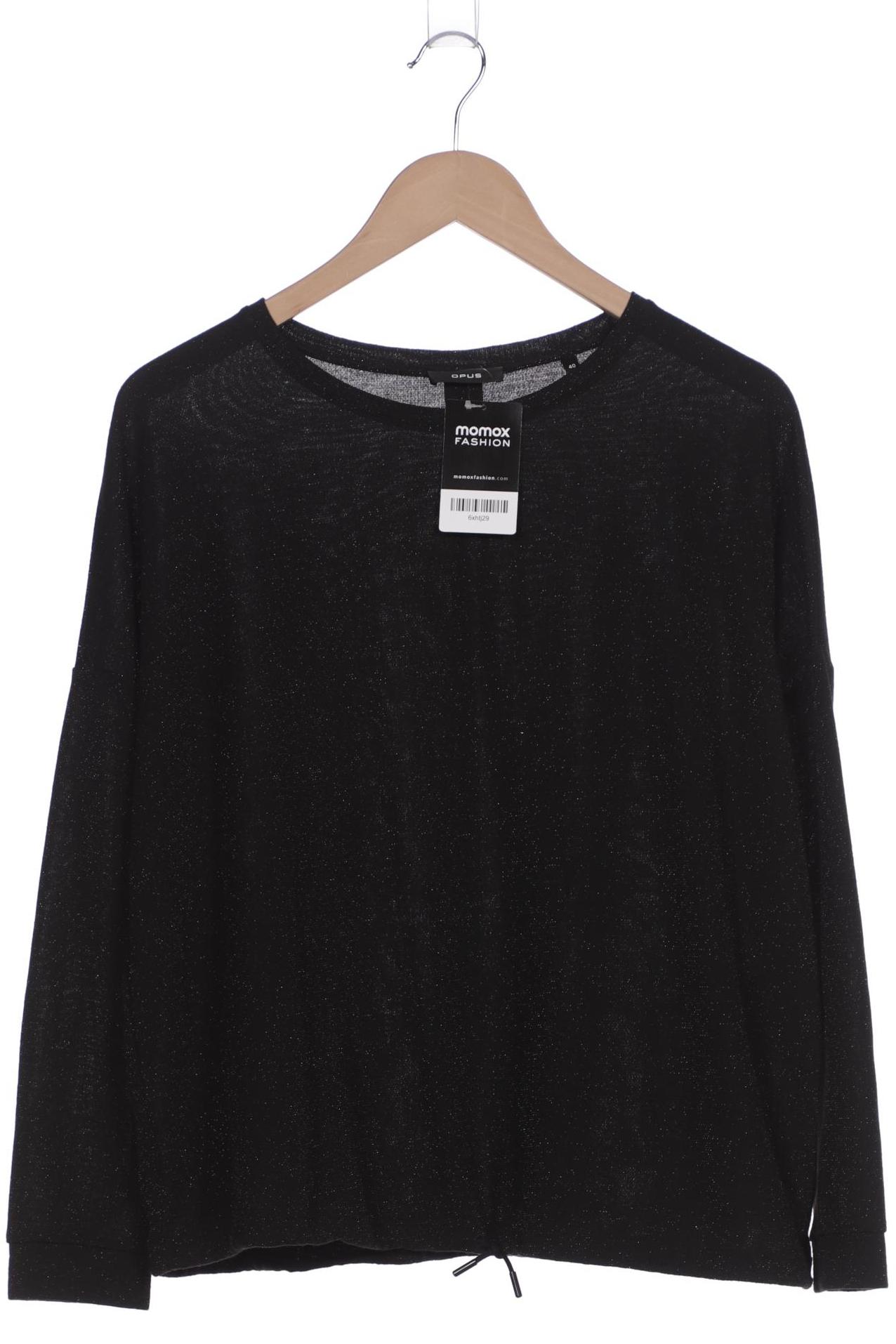 

Opus Damen Langarmshirt, schwarz, Gr. 36