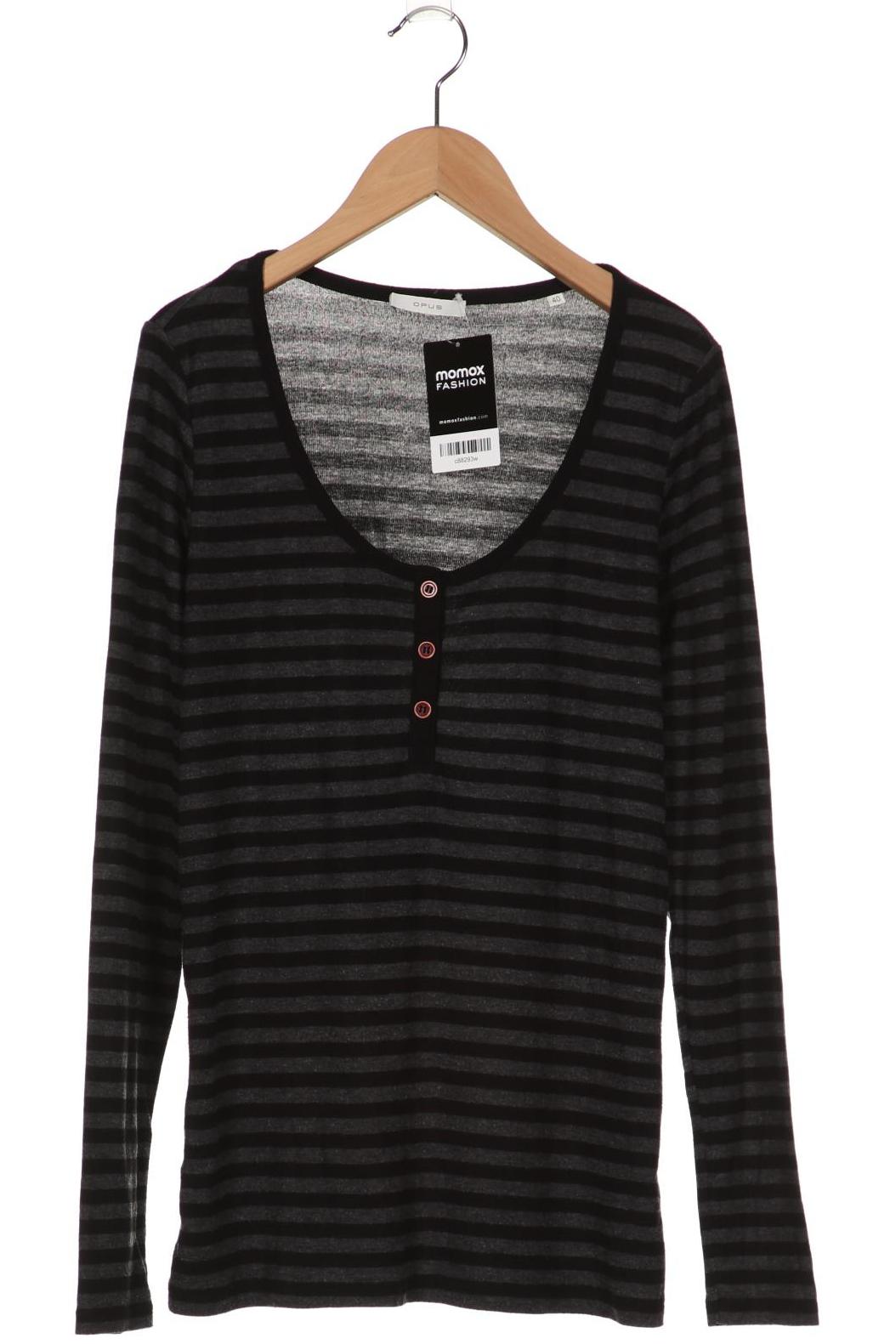 

Opus Damen Langarmshirt, grau, Gr. 40