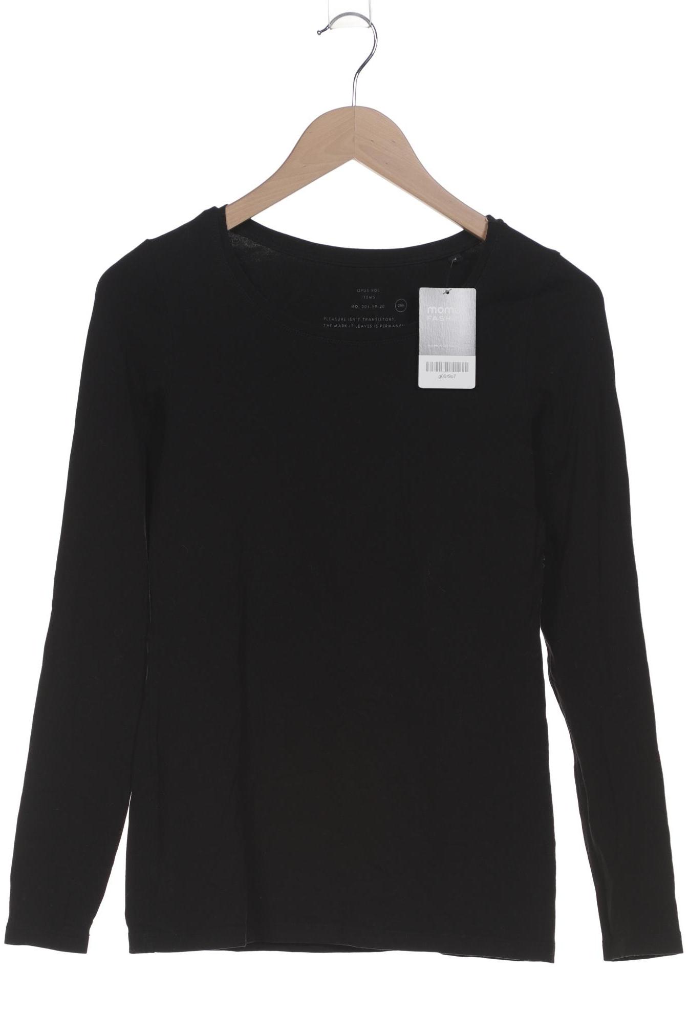 

Opus Damen Langarmshirt, schwarz, Gr. 36