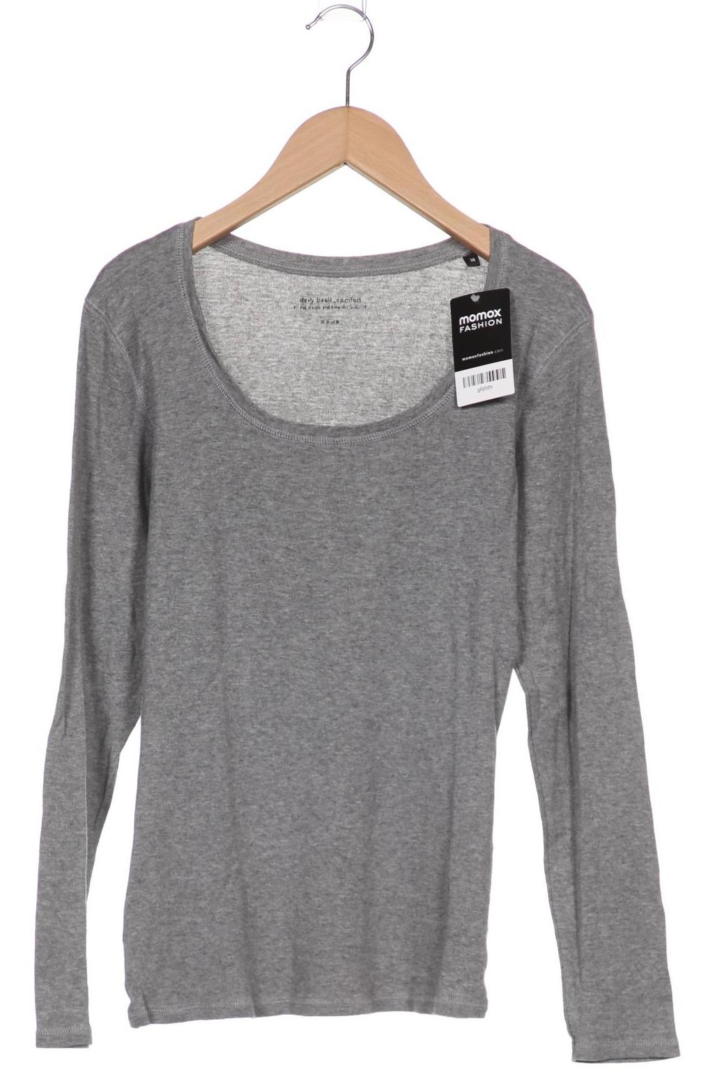 

Opus Damen Langarmshirt, grau, Gr. 38