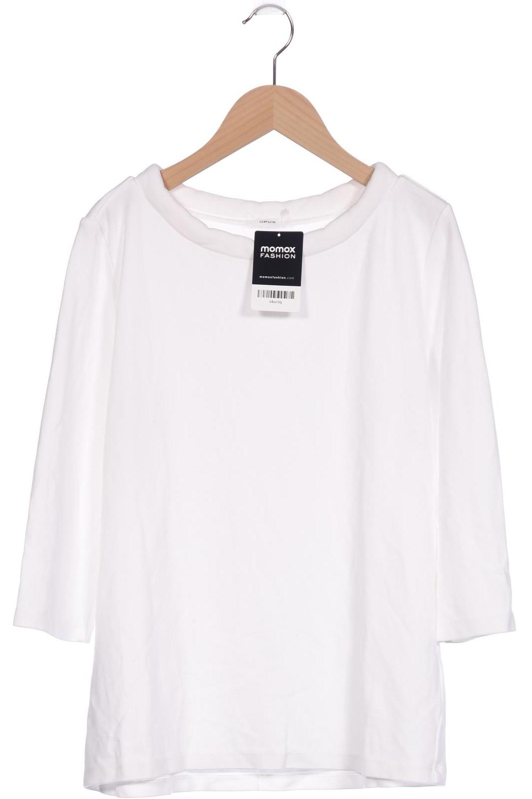 

Opus Damen Langarmshirt, weiß, Gr. 40