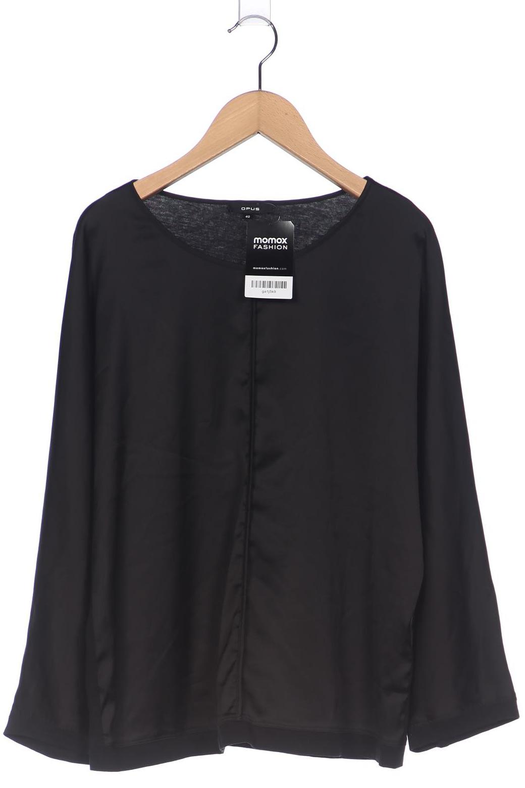 

Opus Damen Langarmshirt, schwarz, Gr. 40