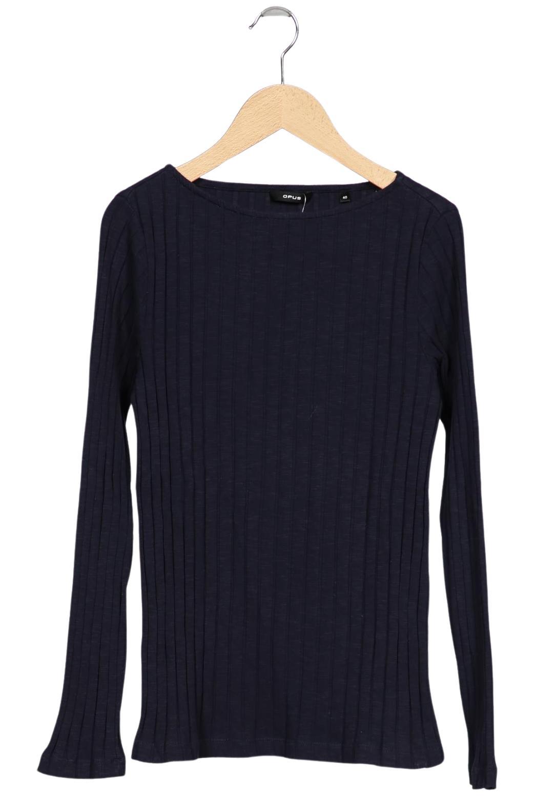 

Opus Damen Langarmshirt, marineblau, Gr. 40