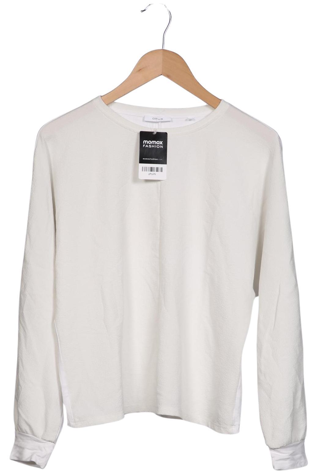 

Opus Damen Langarmshirt, weiß, Gr. 38