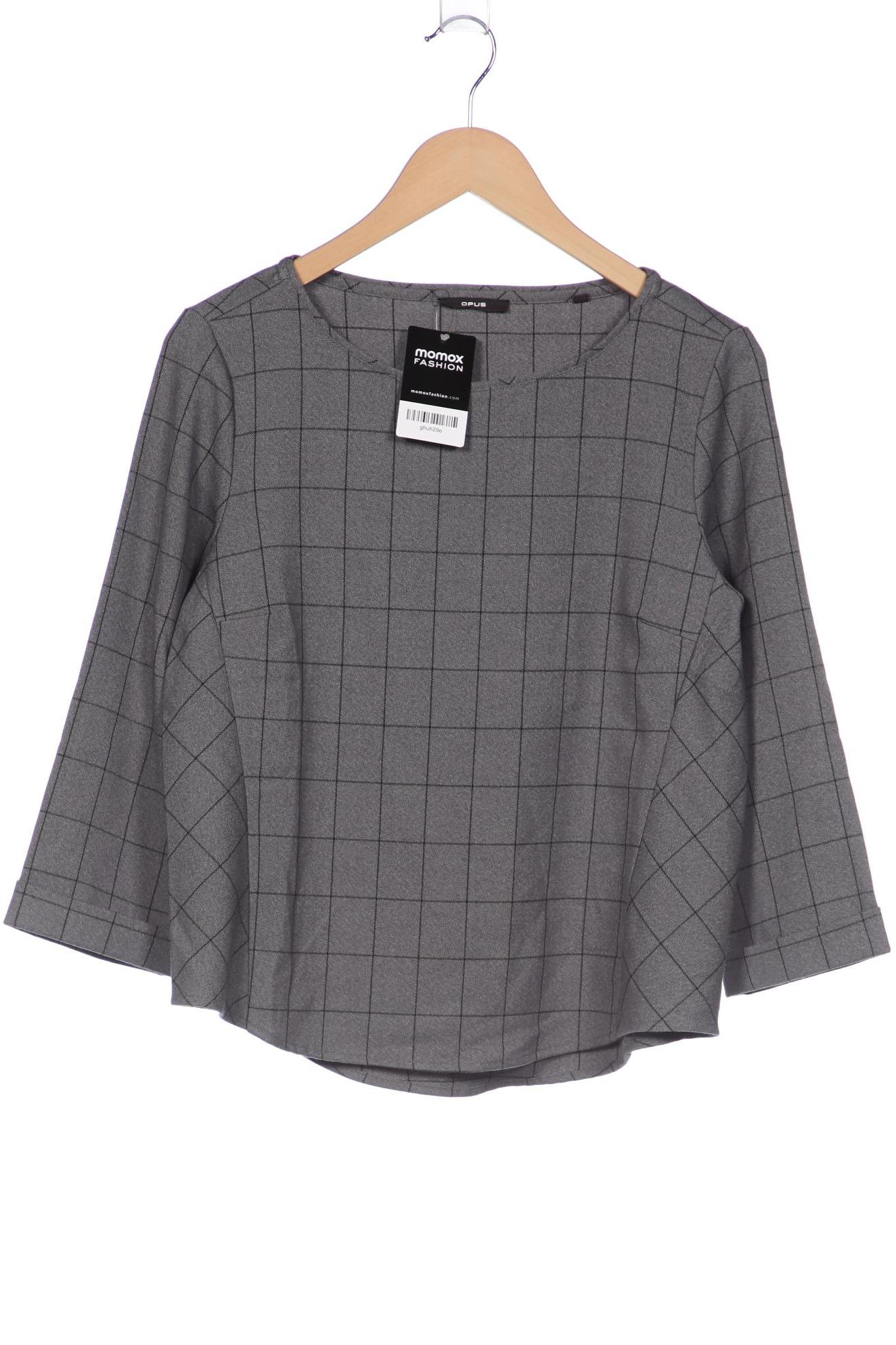 

Opus Damen Langarmshirt, grau, Gr. 36