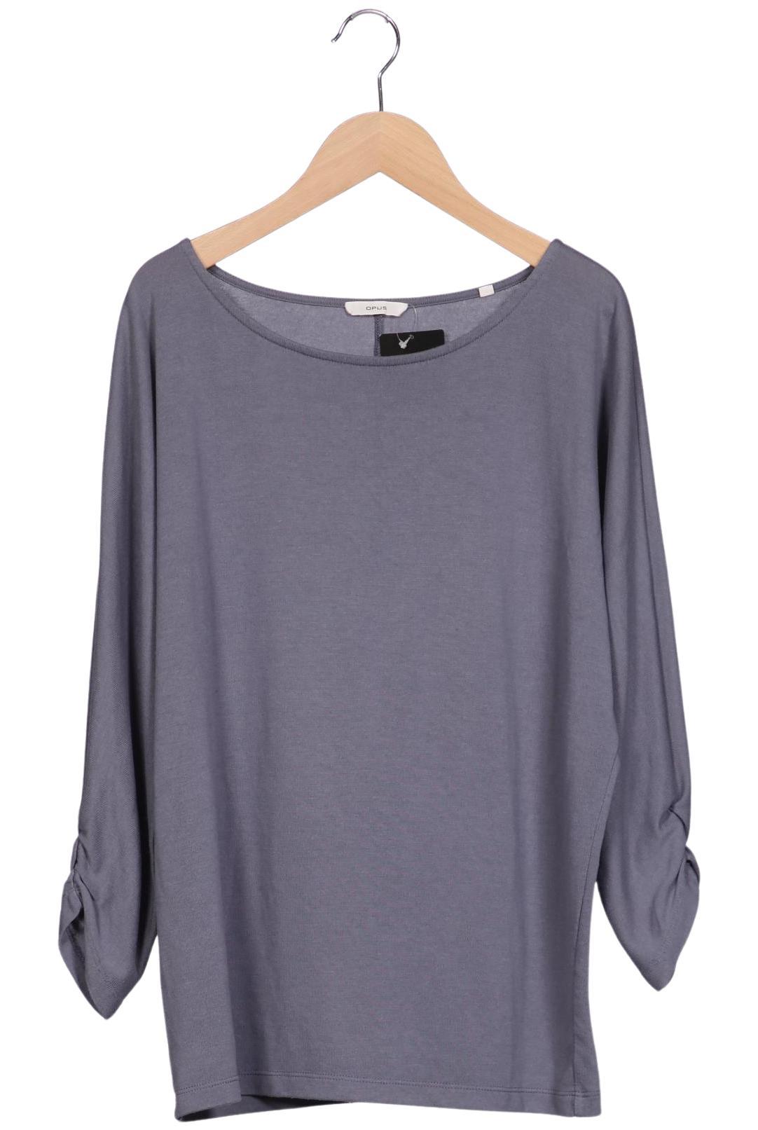 

Opus Damen Langarmshirt, grau, Gr. 36
