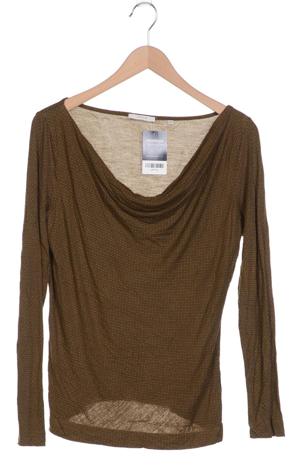 

Opus Damen Langarmshirt, grün, Gr. 40