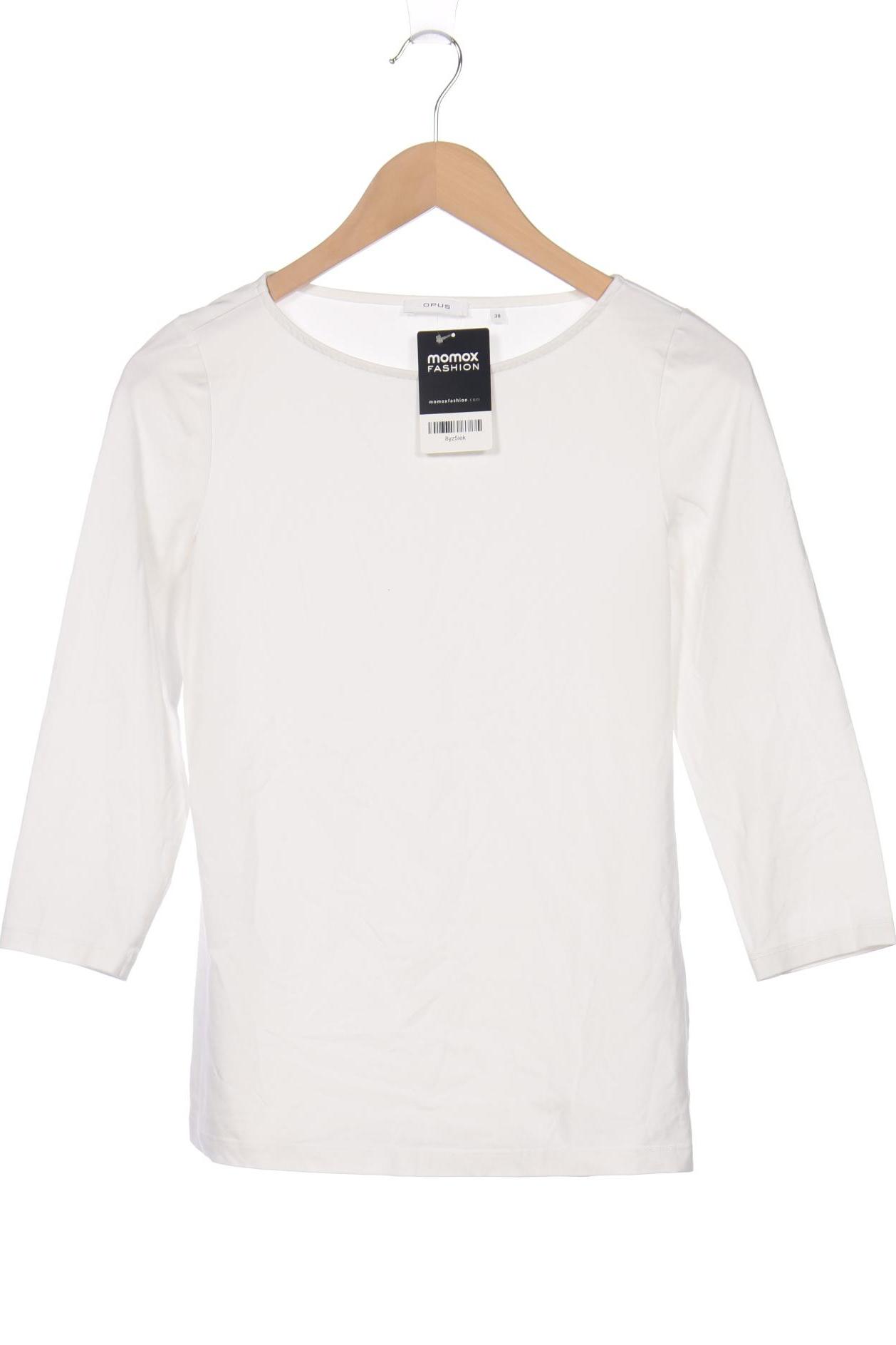 

Opus Damen Langarmshirt, weiß, Gr. 38