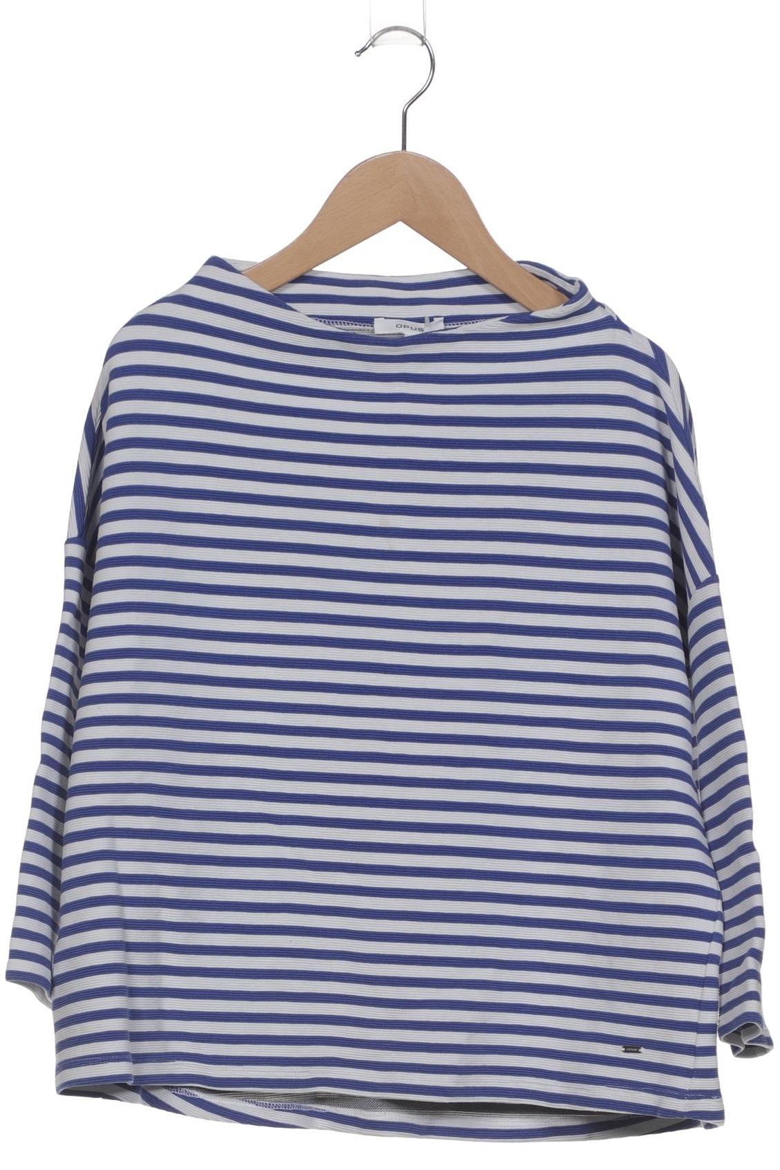 

Opus Damen Langarmshirt, blau, Gr. 36