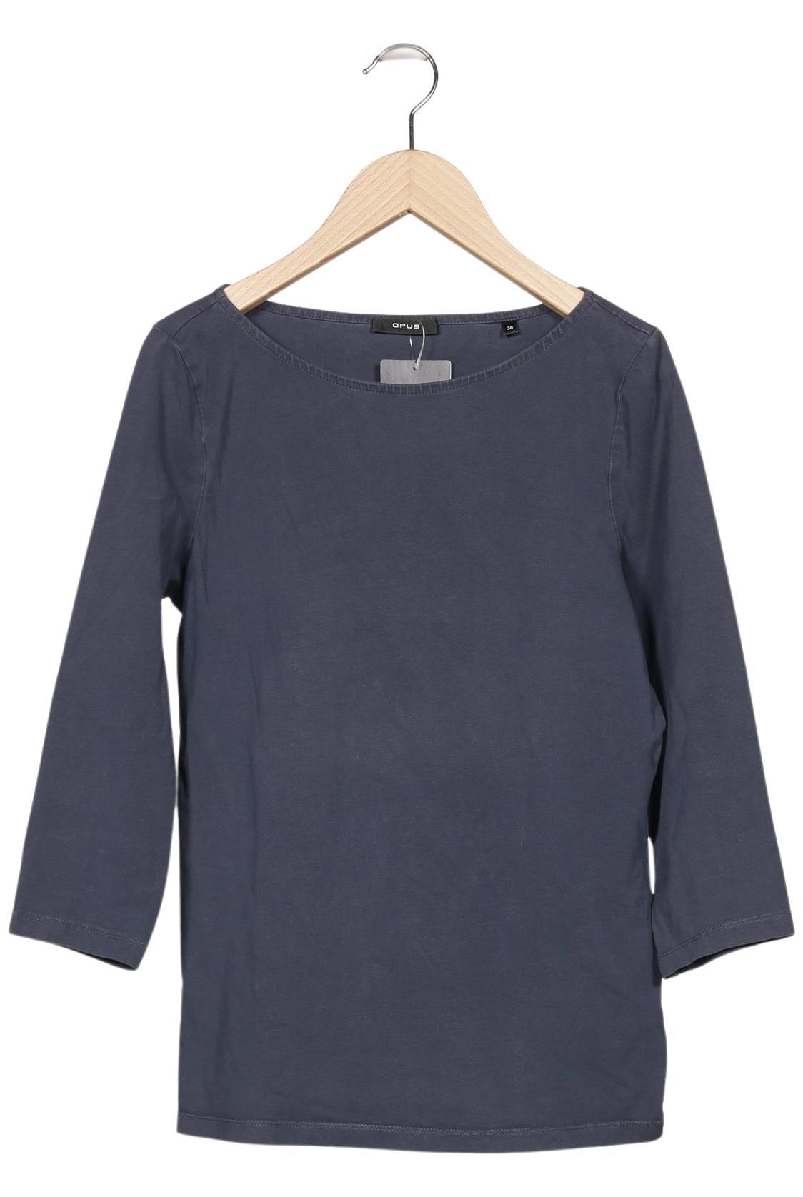 

Opus Damen Langarmshirt, marineblau, Gr. 38