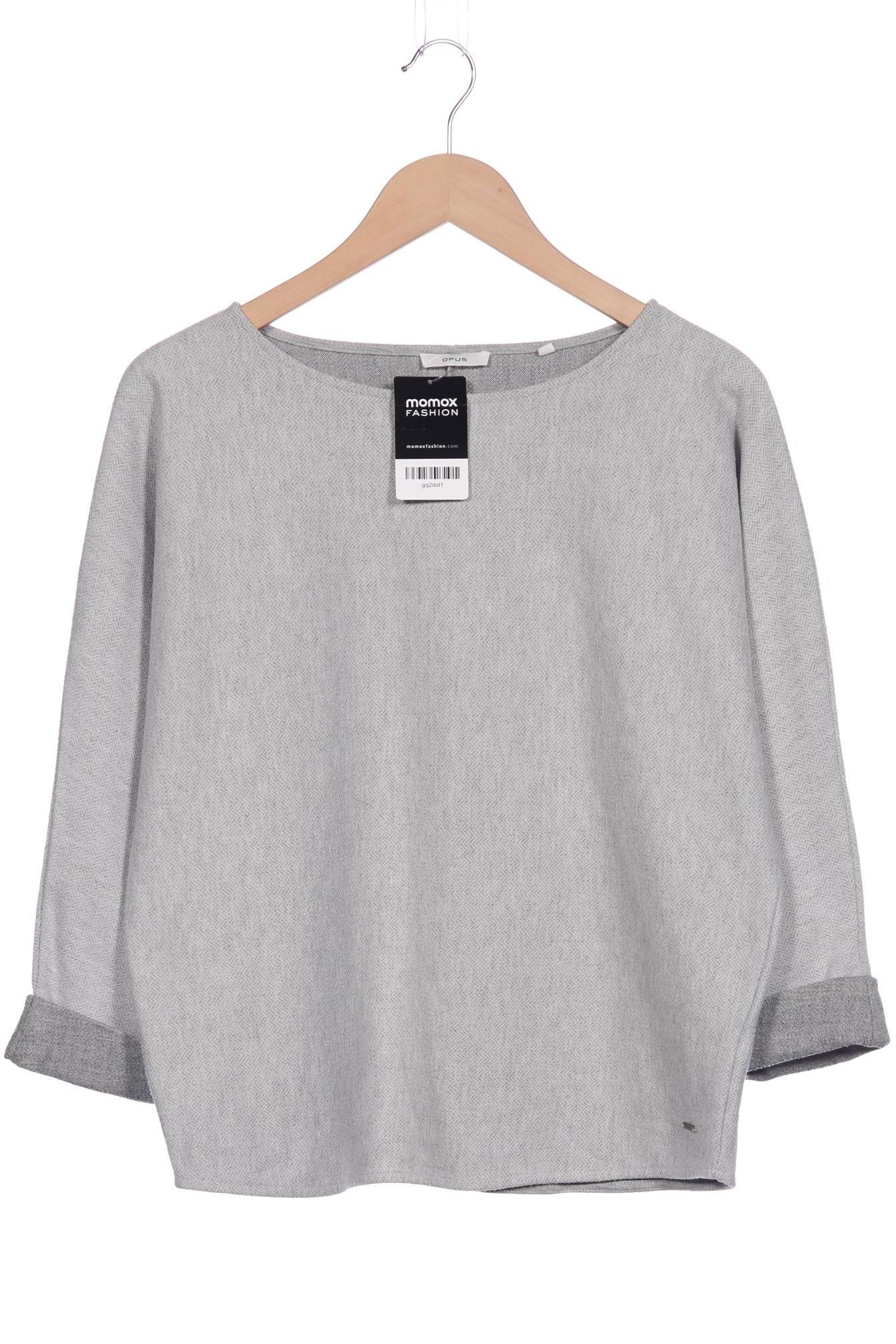 

Opus Damen Langarmshirt, grau, Gr. 36