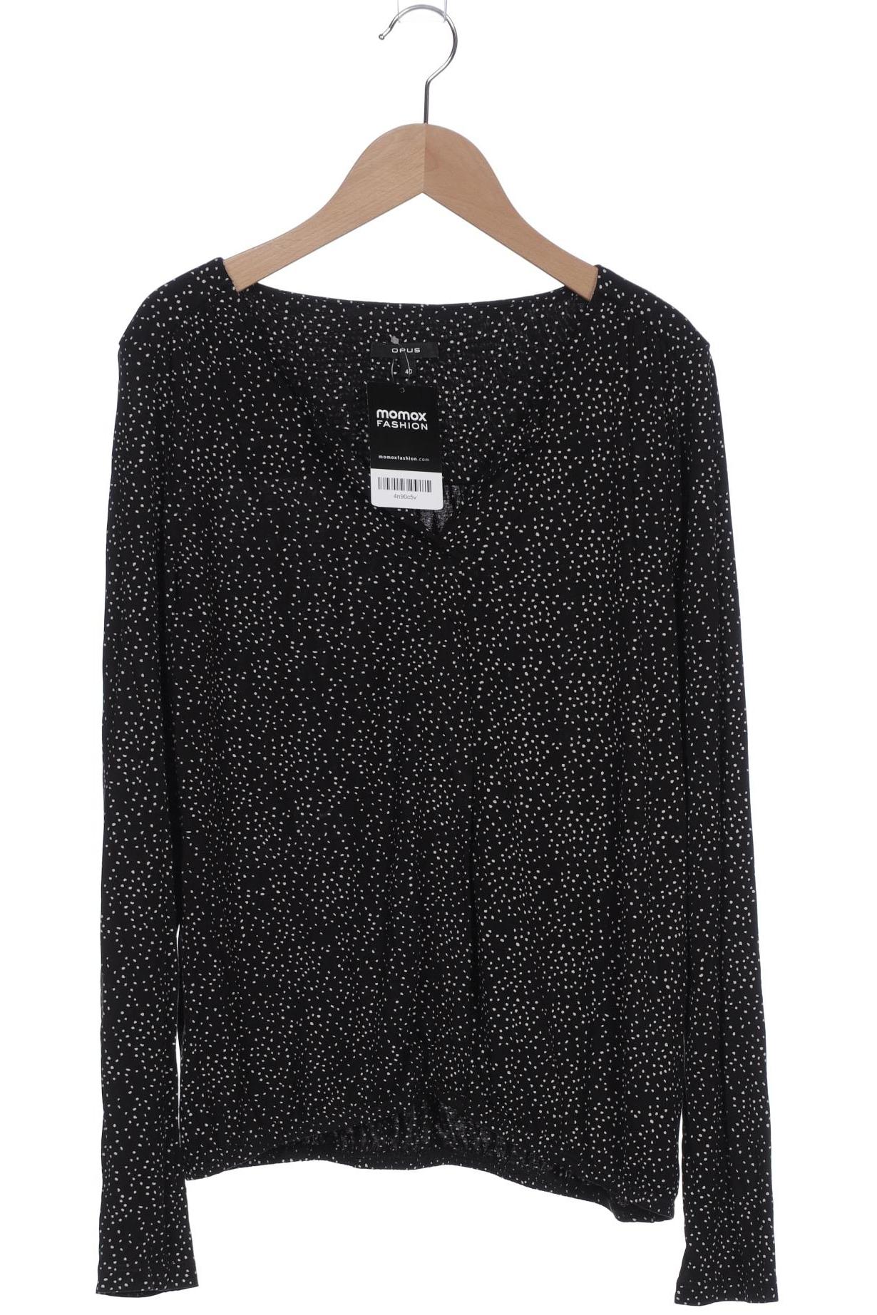 

Opus Damen Langarmshirt, schwarz, Gr. 40