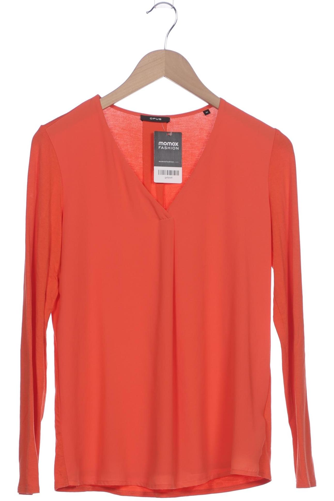 

Opus Damen Langarmshirt, orange, Gr. 36