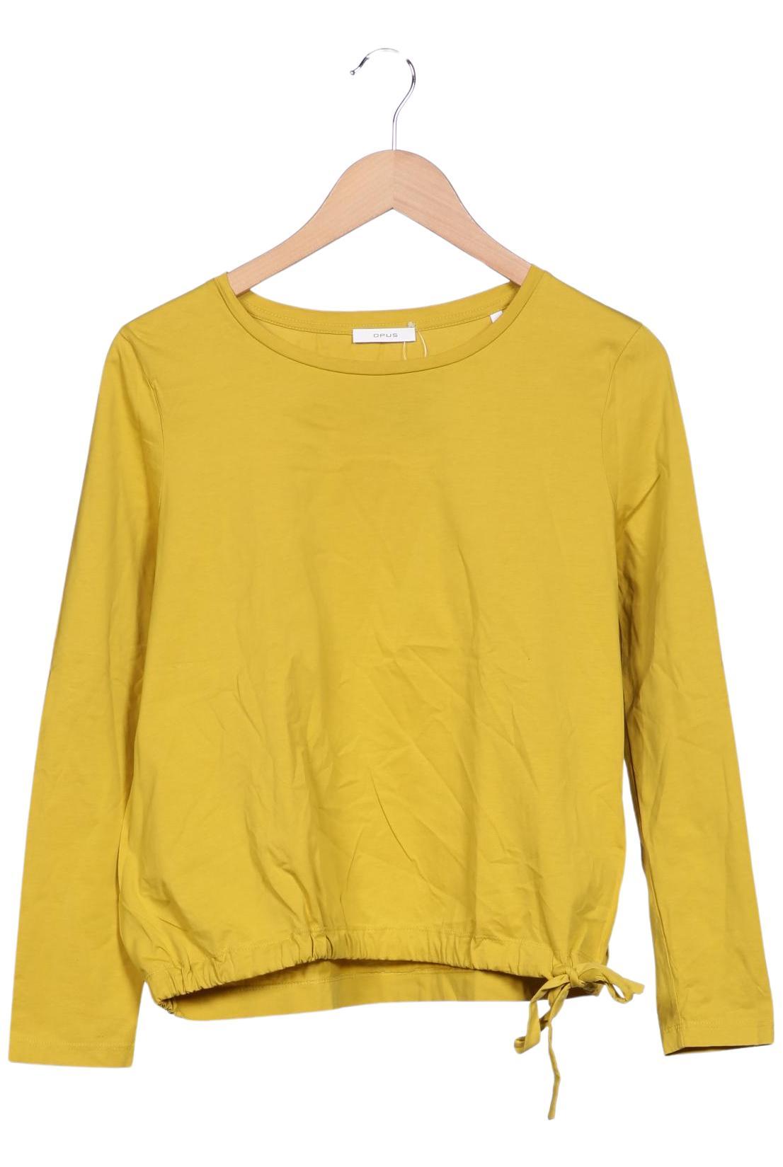 

Opus Damen Langarmshirt, gelb, Gr. 36