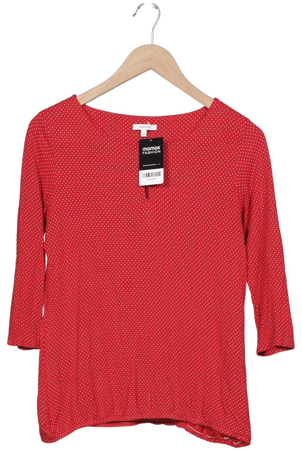 

Opus Damen Langarmshirt, rot, Gr. 36