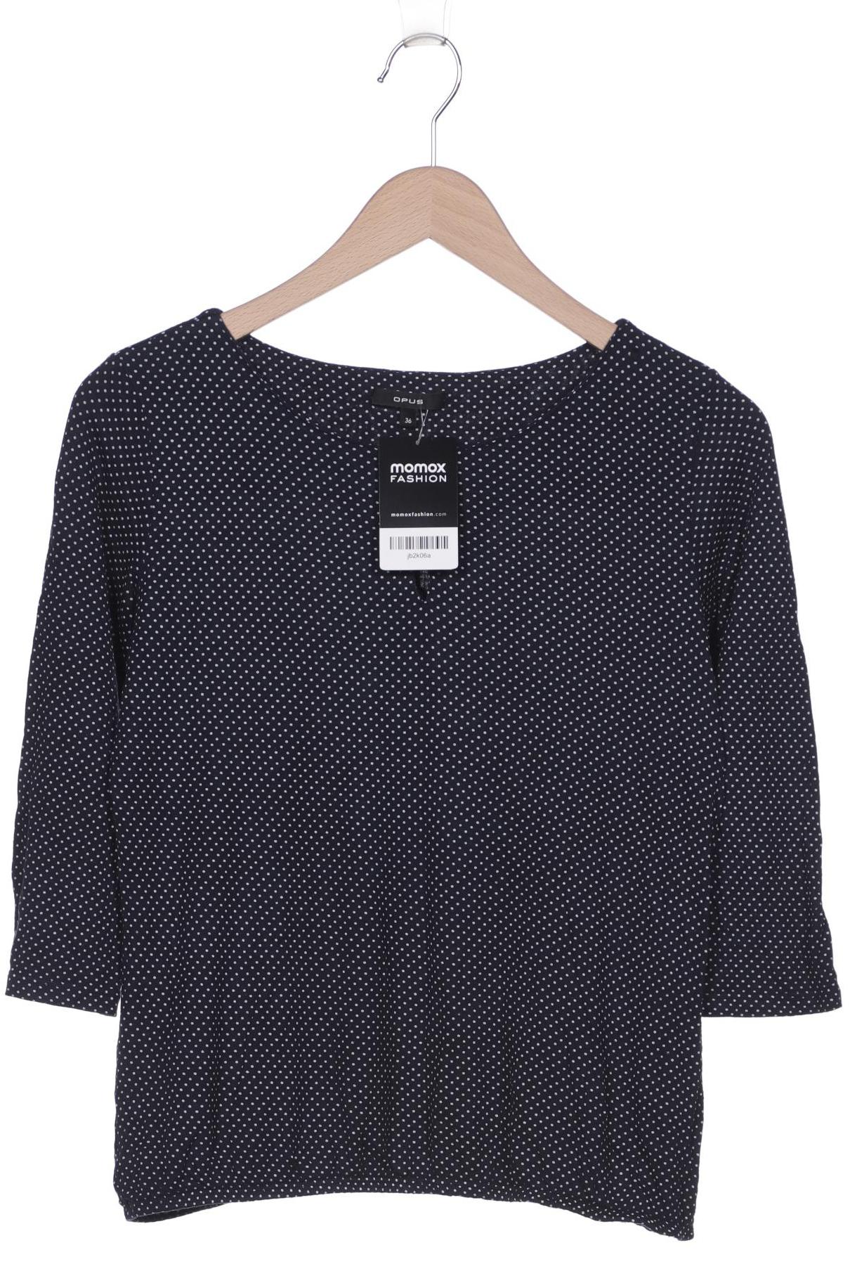 

Opus Damen Langarmshirt, marineblau, Gr. 36