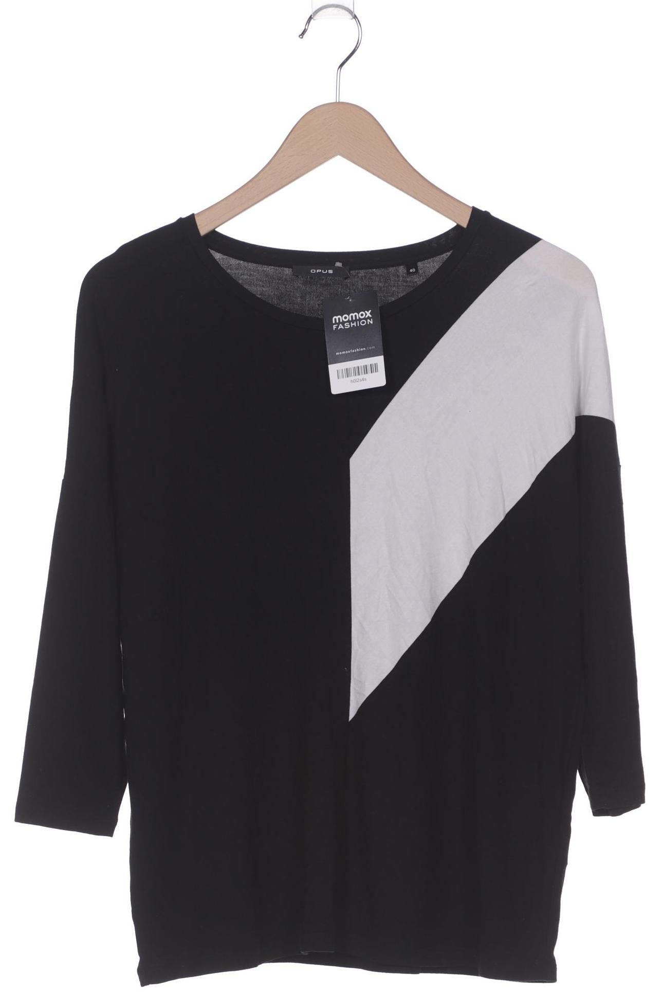

Opus Damen Langarmshirt, schwarz, Gr. 40
