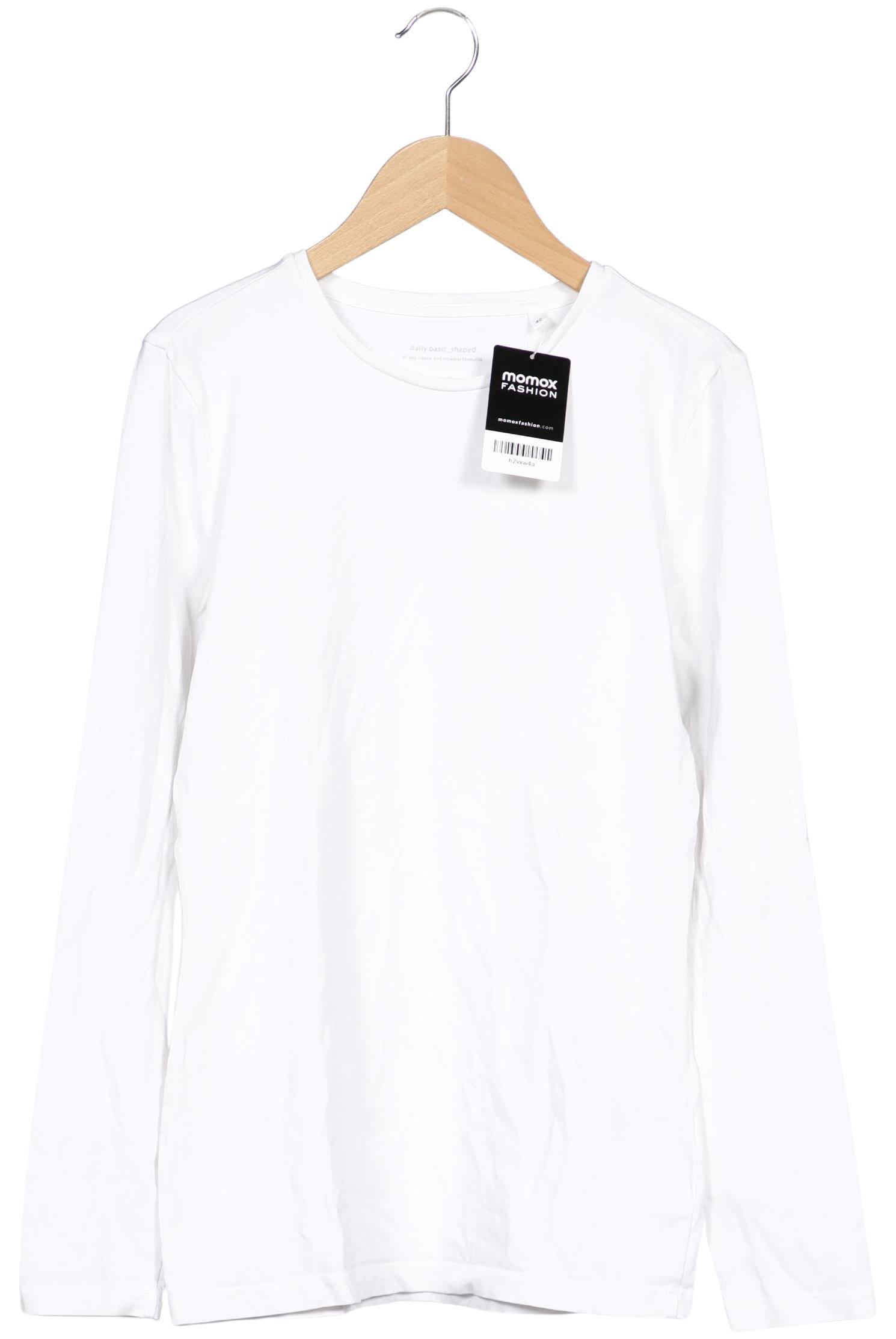 

Opus Damen Langarmshirt, weiß, Gr. 40