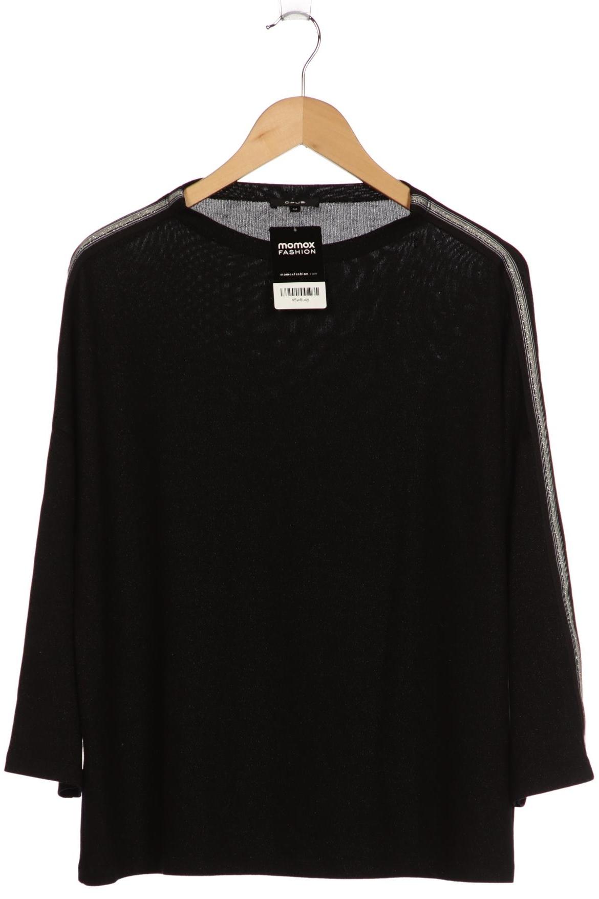 

Opus Damen Langarmshirt, schwarz, Gr. 42
