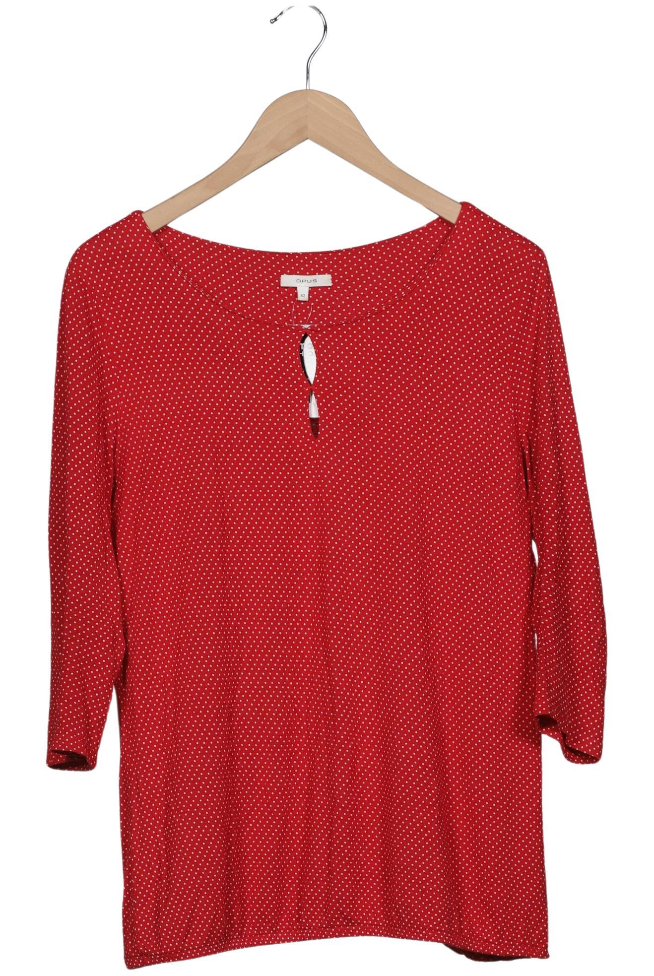 

Opus Damen Langarmshirt, rot, Gr. 42