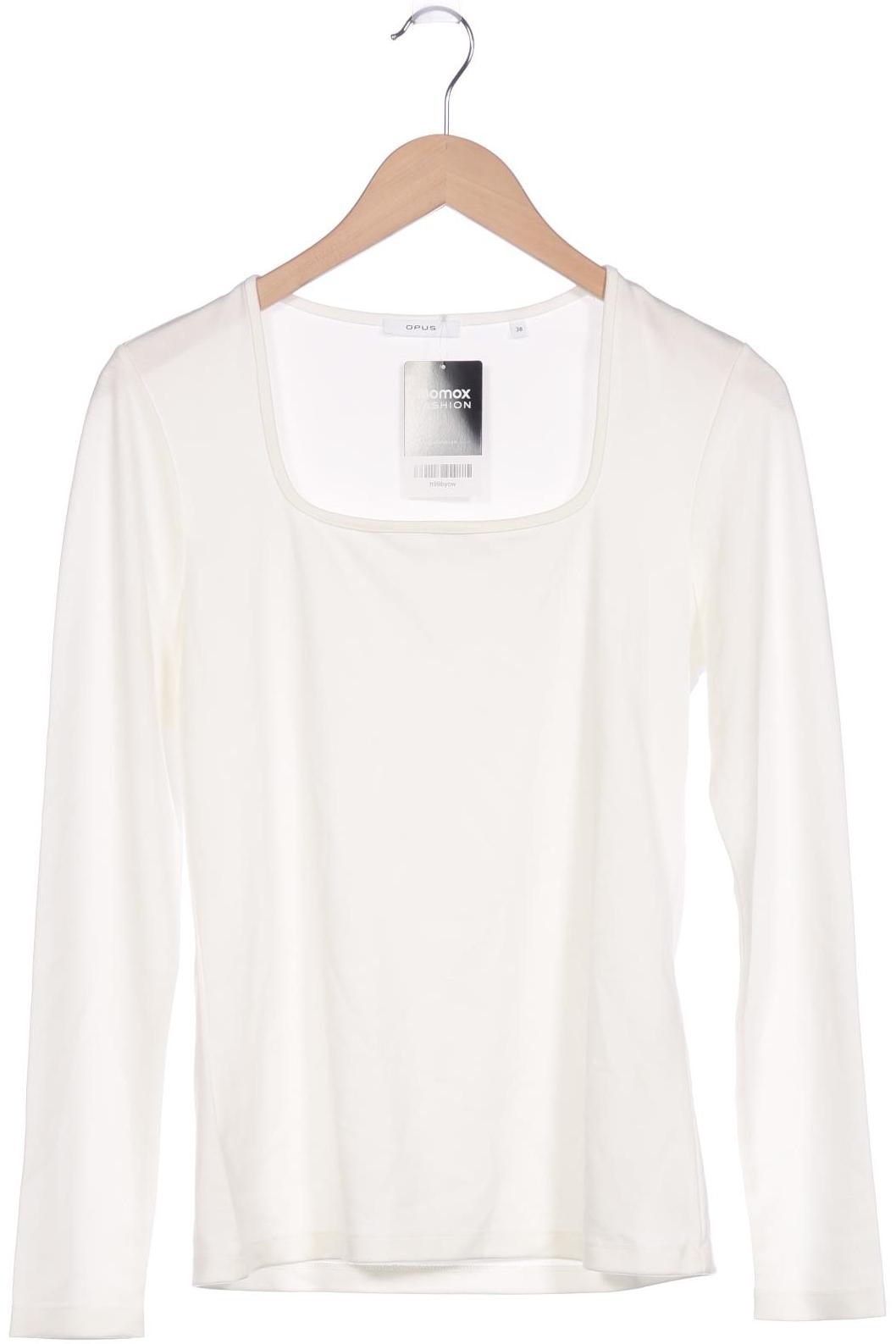 

Opus Damen Langarmshirt, weiß, Gr. 38