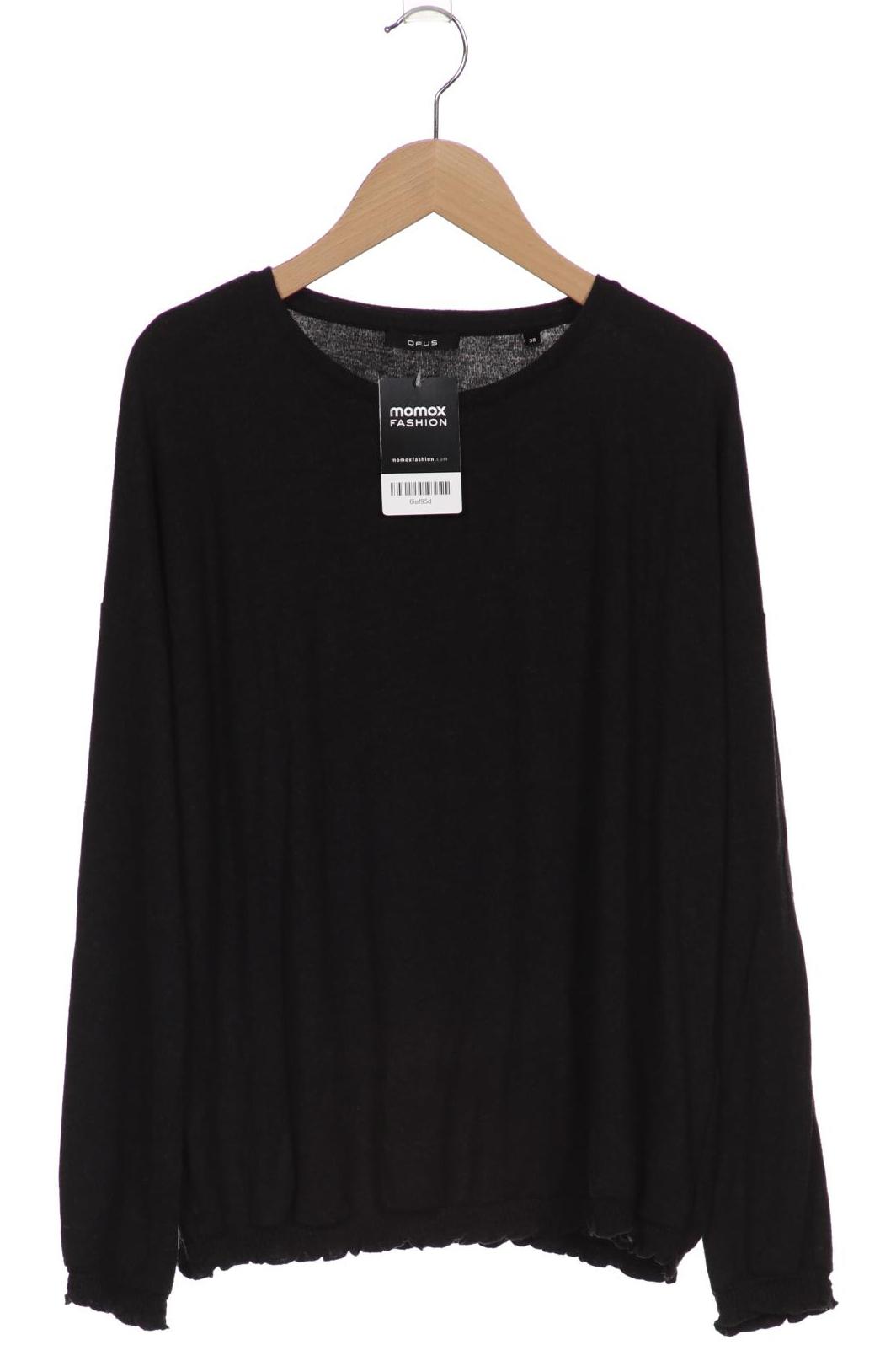 

Opus Damen Langarmshirt, schwarz, Gr. 38
