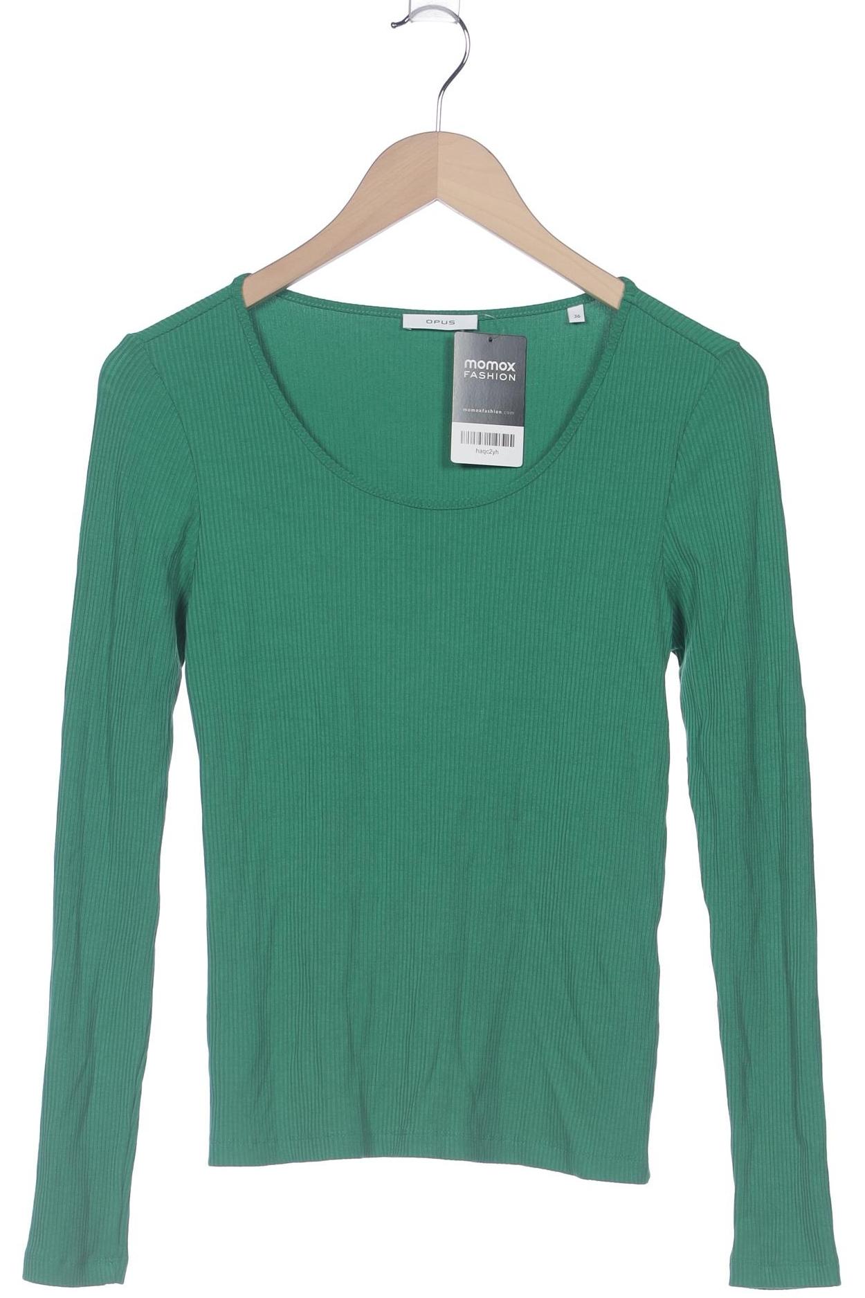 

Opus Damen Langarmshirt, grün, Gr. 36