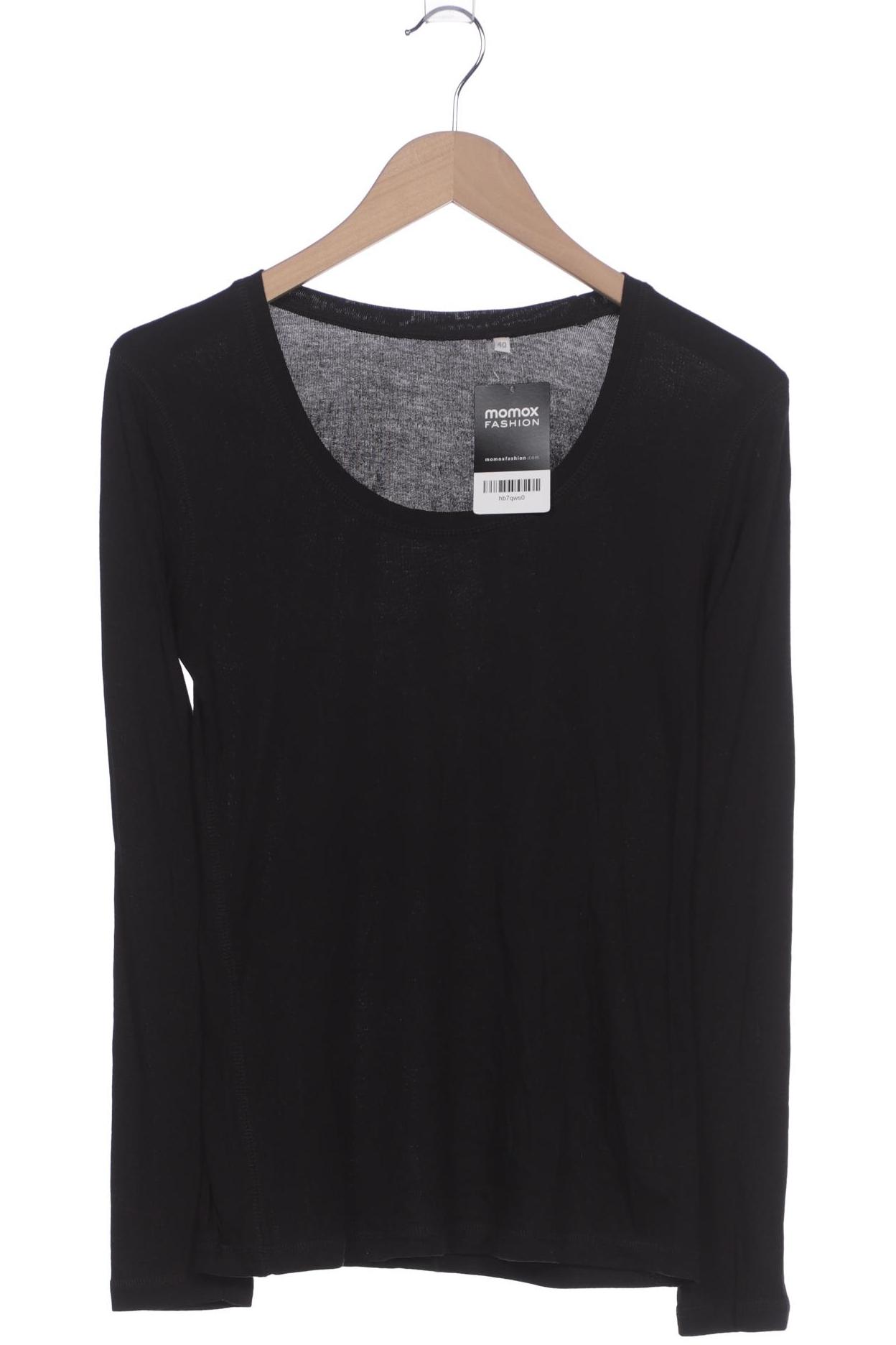 

Opus Damen Langarmshirt, schwarz, Gr. 40