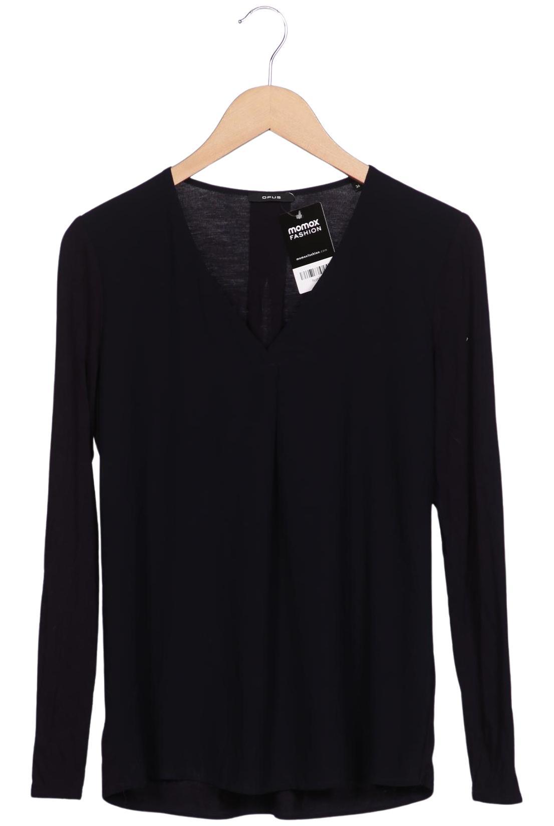 

Opus Damen Langarmshirt, marineblau, Gr. 36