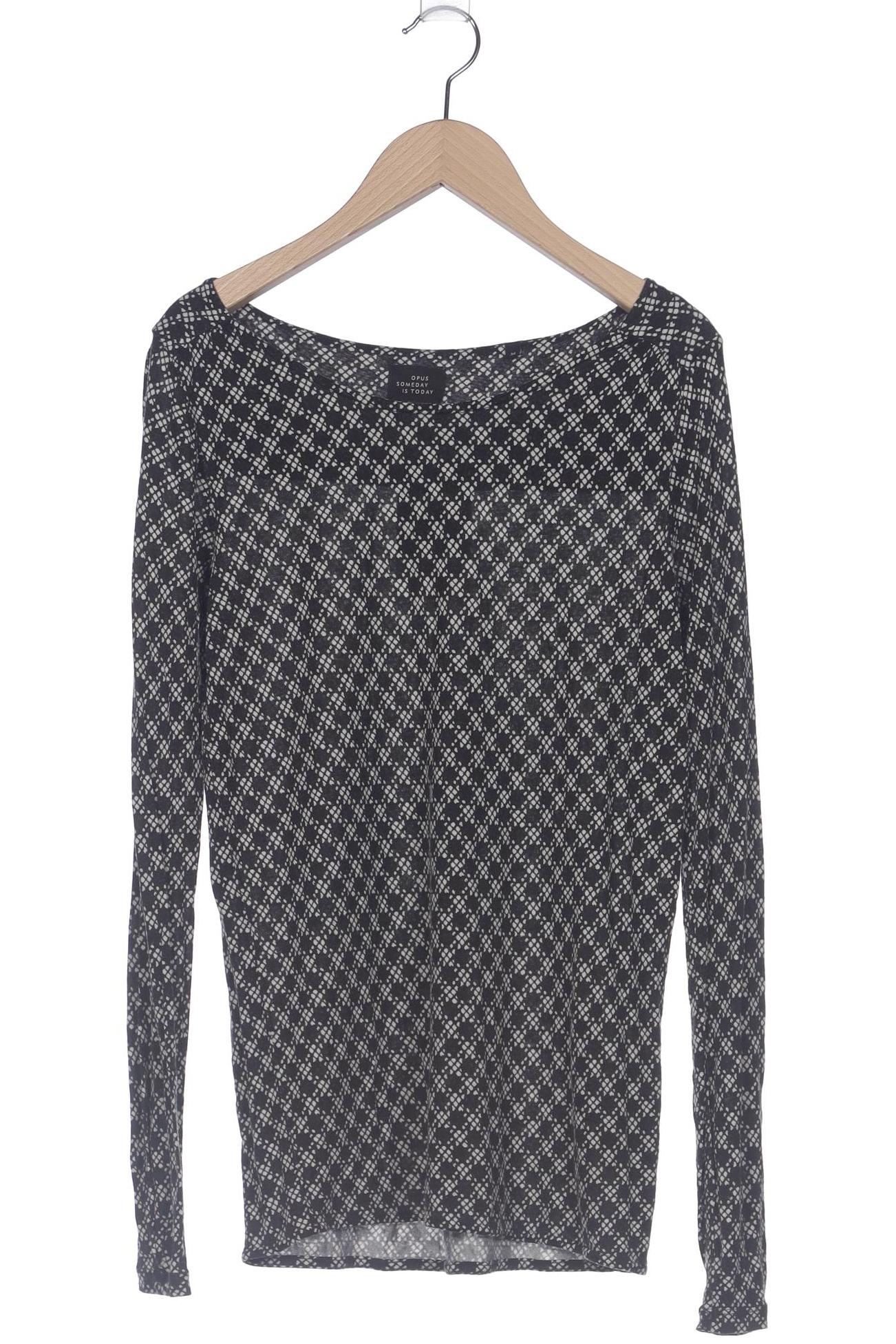 

Opus Damen Langarmshirt, schwarz, Gr. 36