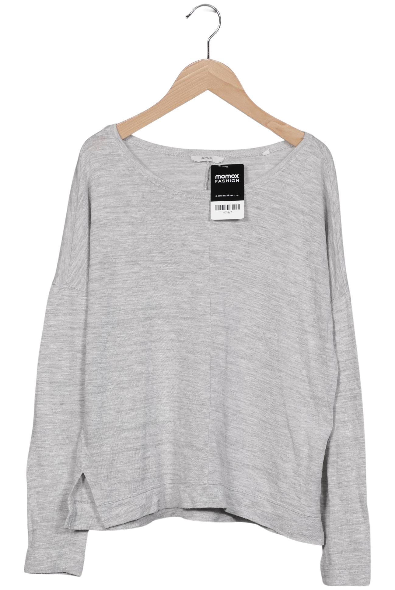 

Opus Damen Langarmshirt, grau, Gr. 36